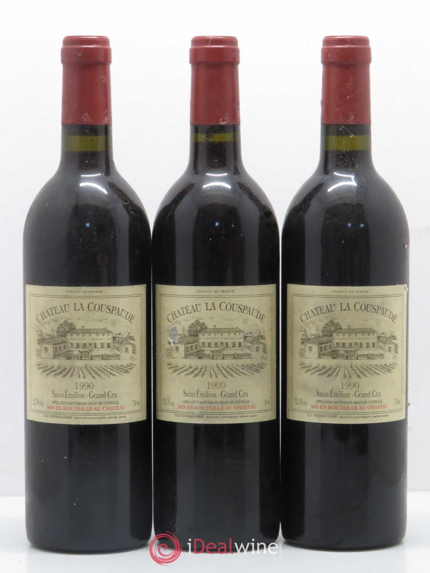 Château la Couspaude Grand Cru Classé 1990 - Lot de 6 bouteilles - 2