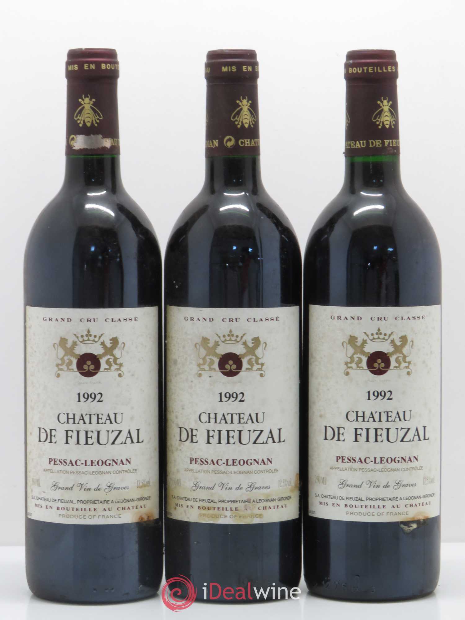 Château de Fieuzal Cru Classé de Graves 1992 - Lot de 12 bouteilles - 4