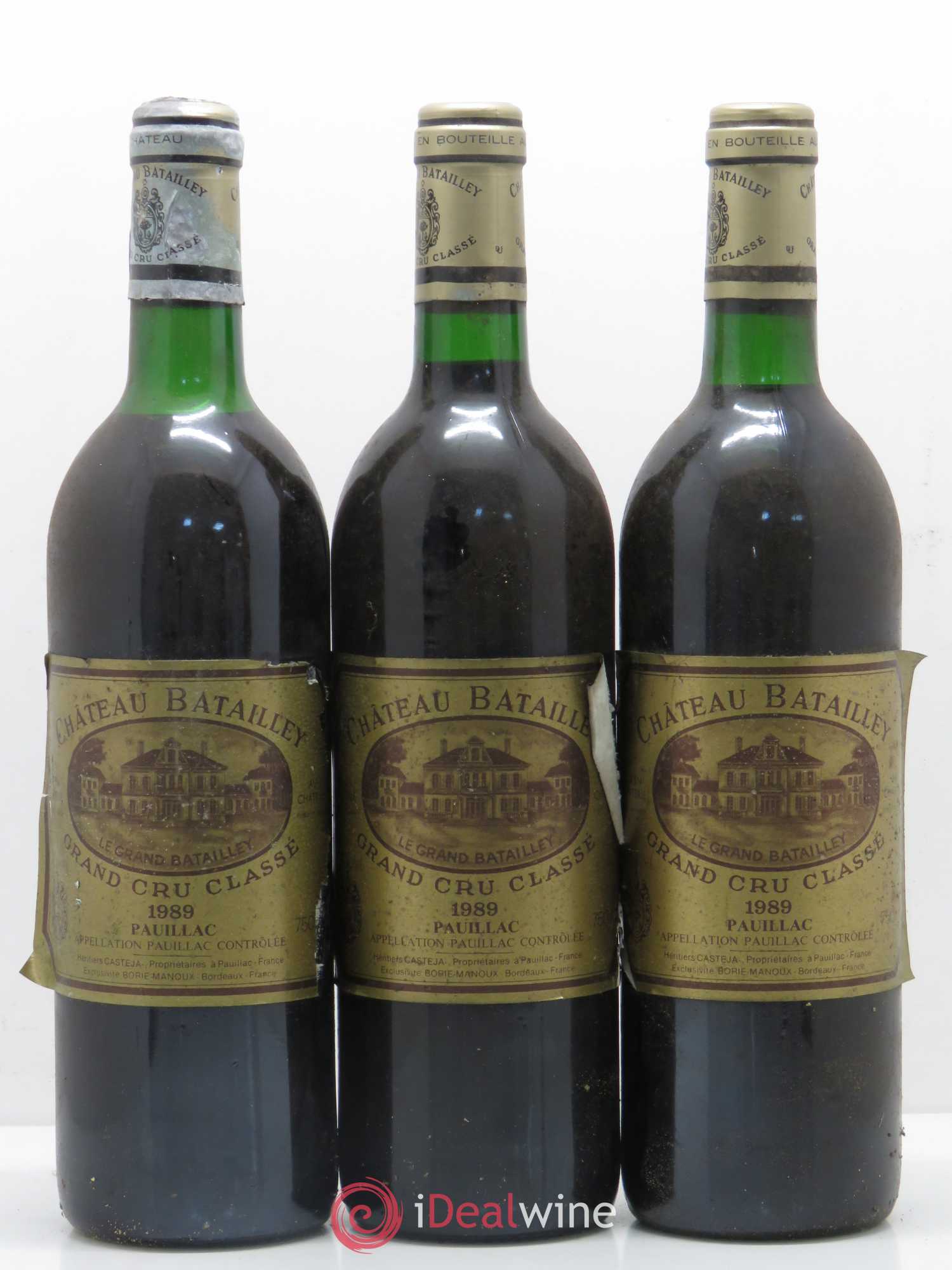 Château Batailley 5ème Grand Cru Classé 1989 - Lot de 6 bouteilles - 2
