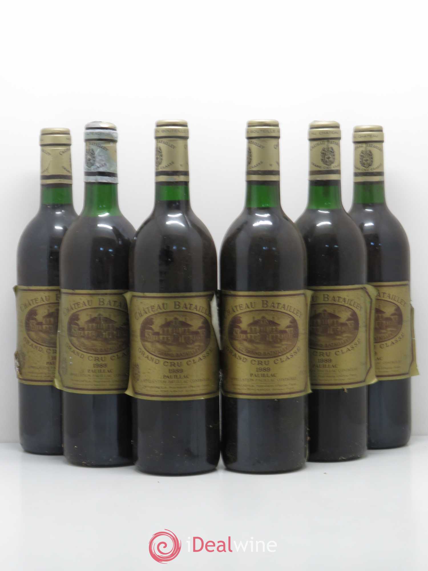 Château Batailley 5ème Grand Cru Classé 1989 - Lot de 6 bouteilles - 0
