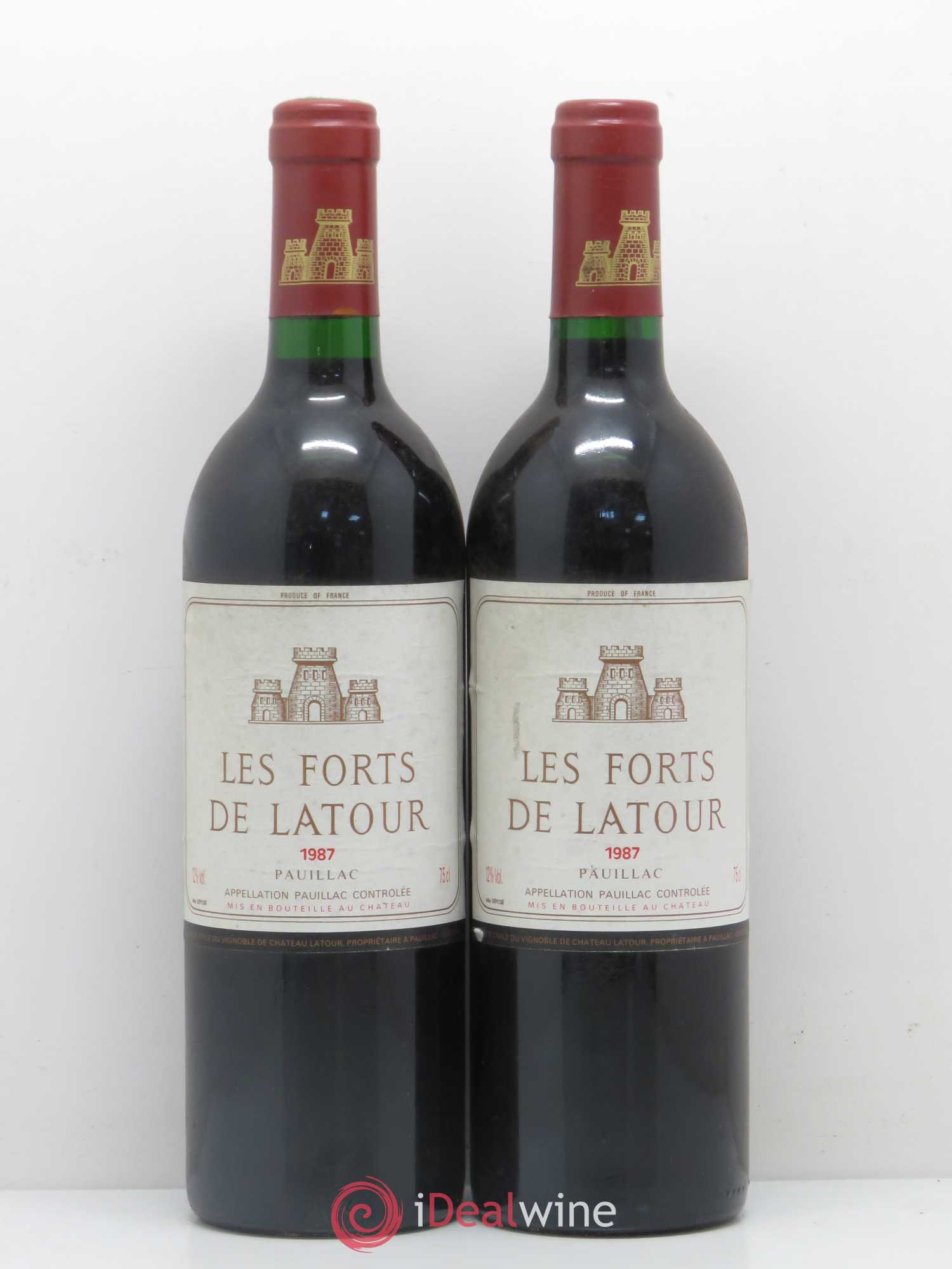 Les Forts de Latour Second Vin 1987 - Lot de 2 bouteilles - 0