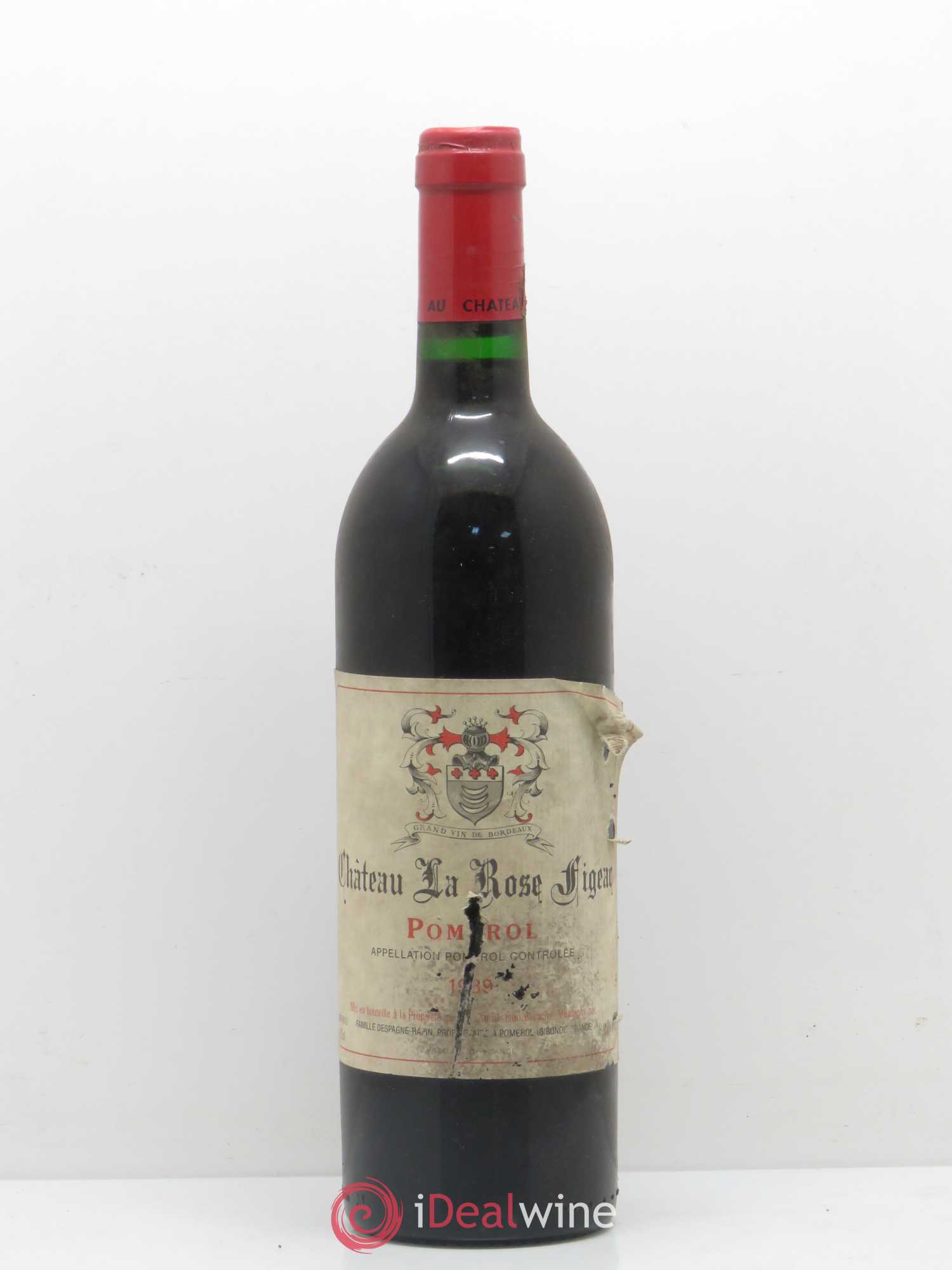 Château la Rose Figeac 1989 - Lot de 1 bouteille - 0