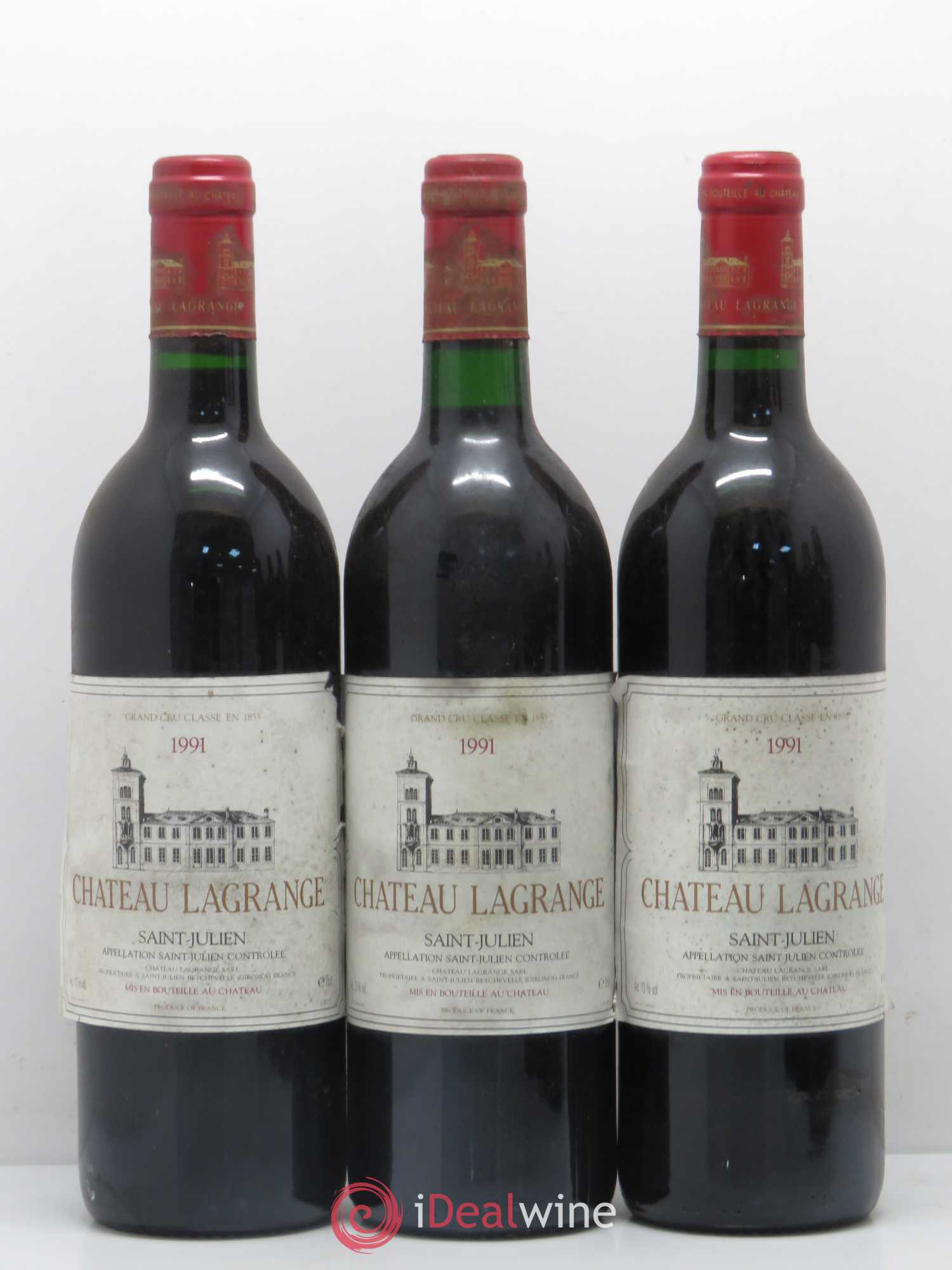Château Lagrange 3ème Grand Cru Classé 1991 - Lot de 6 bouteilles - 1
