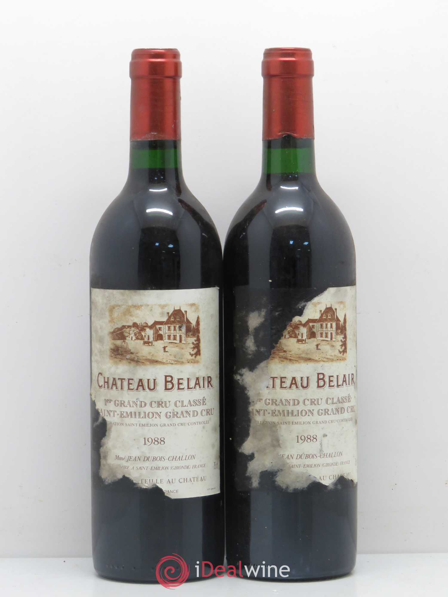 Château Bel Air 1988 - Lot de 2 bouteilles - 0