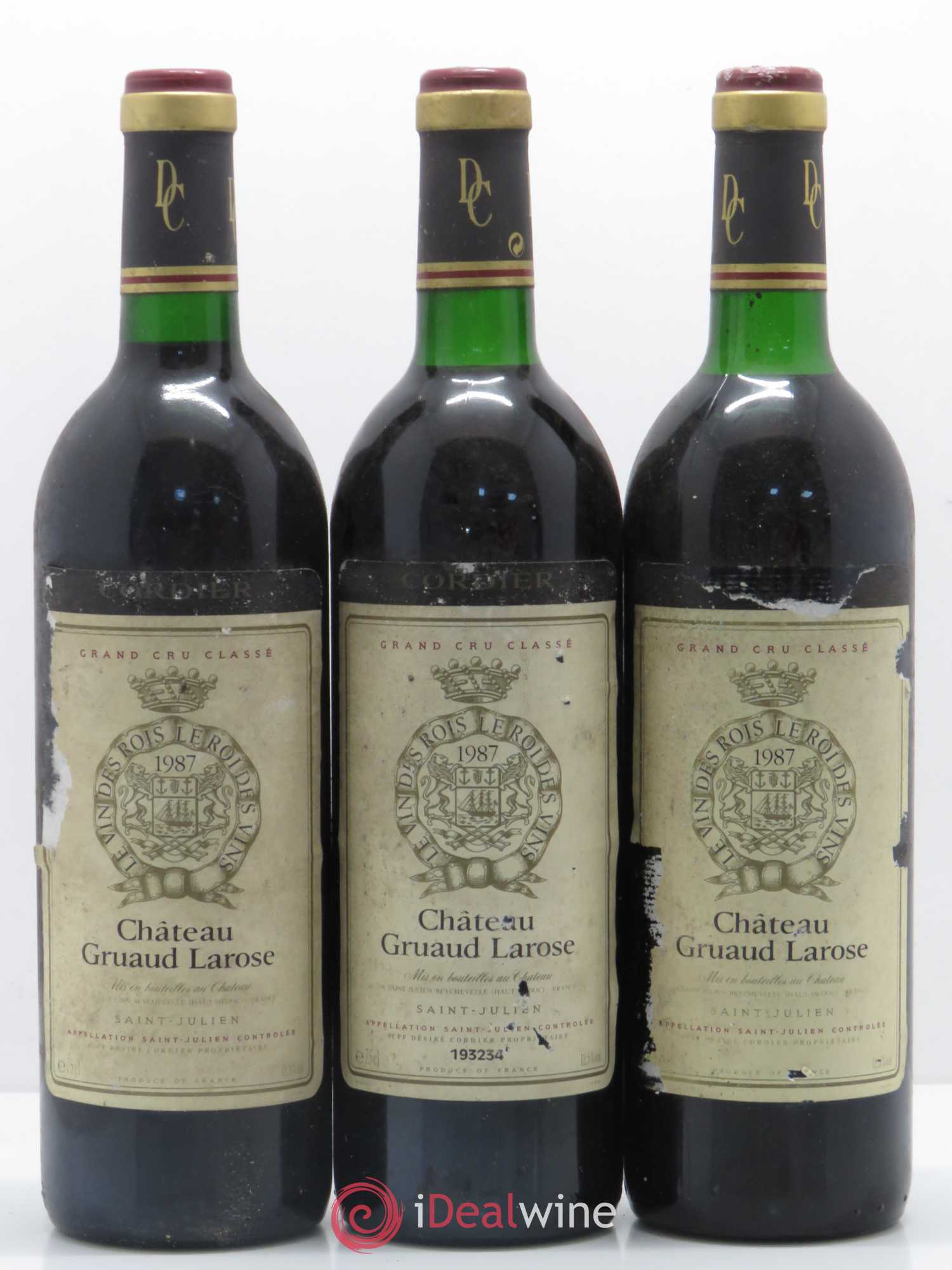 Château Gruaud Larose 2ème Grand Cru Classé 1987 - Lot de 6 bouteilles - 2