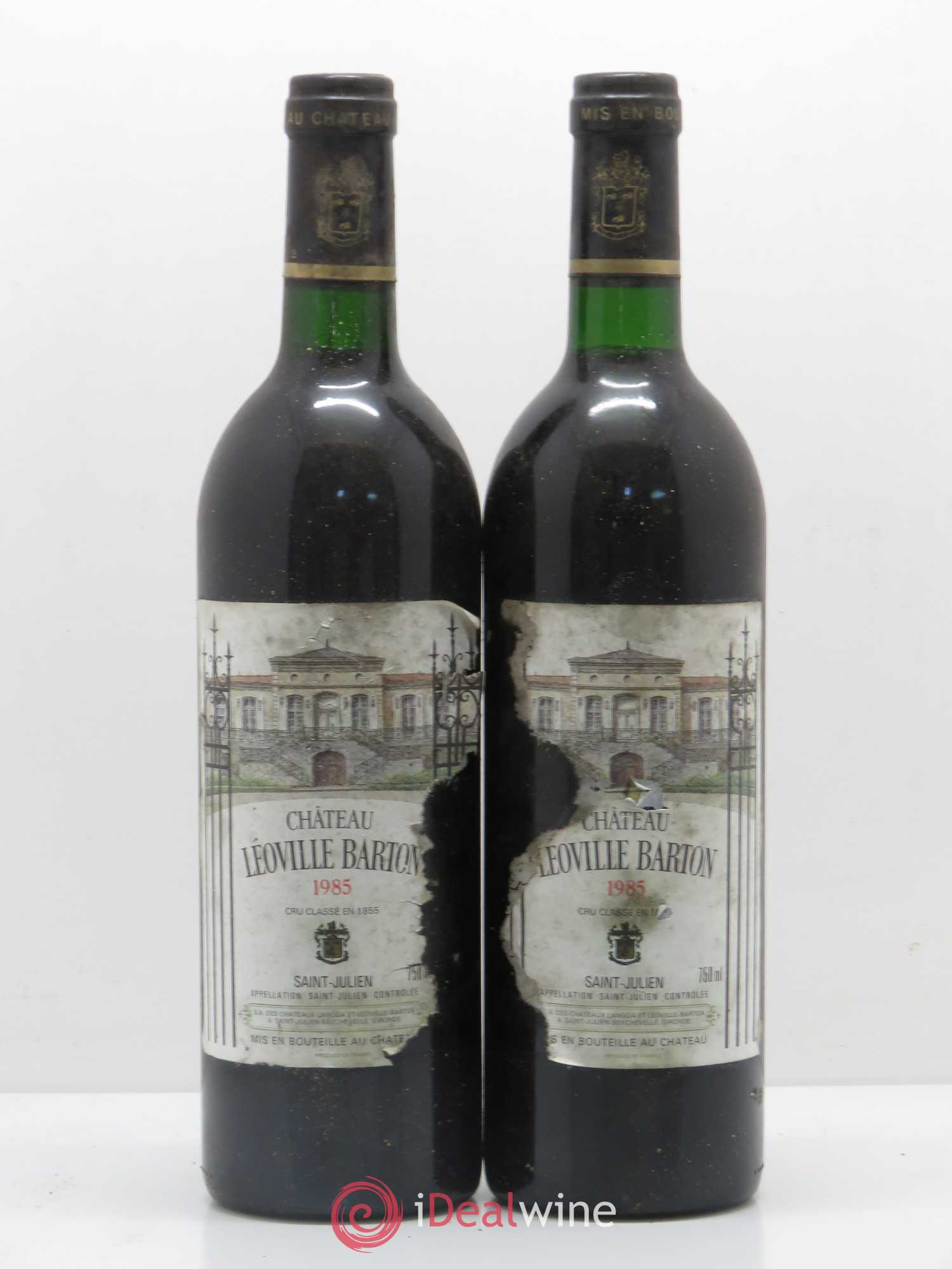 Château Léoville Barton 2ème Grand Cru Classé 1985 - Lot de 2 bouteilles - 0