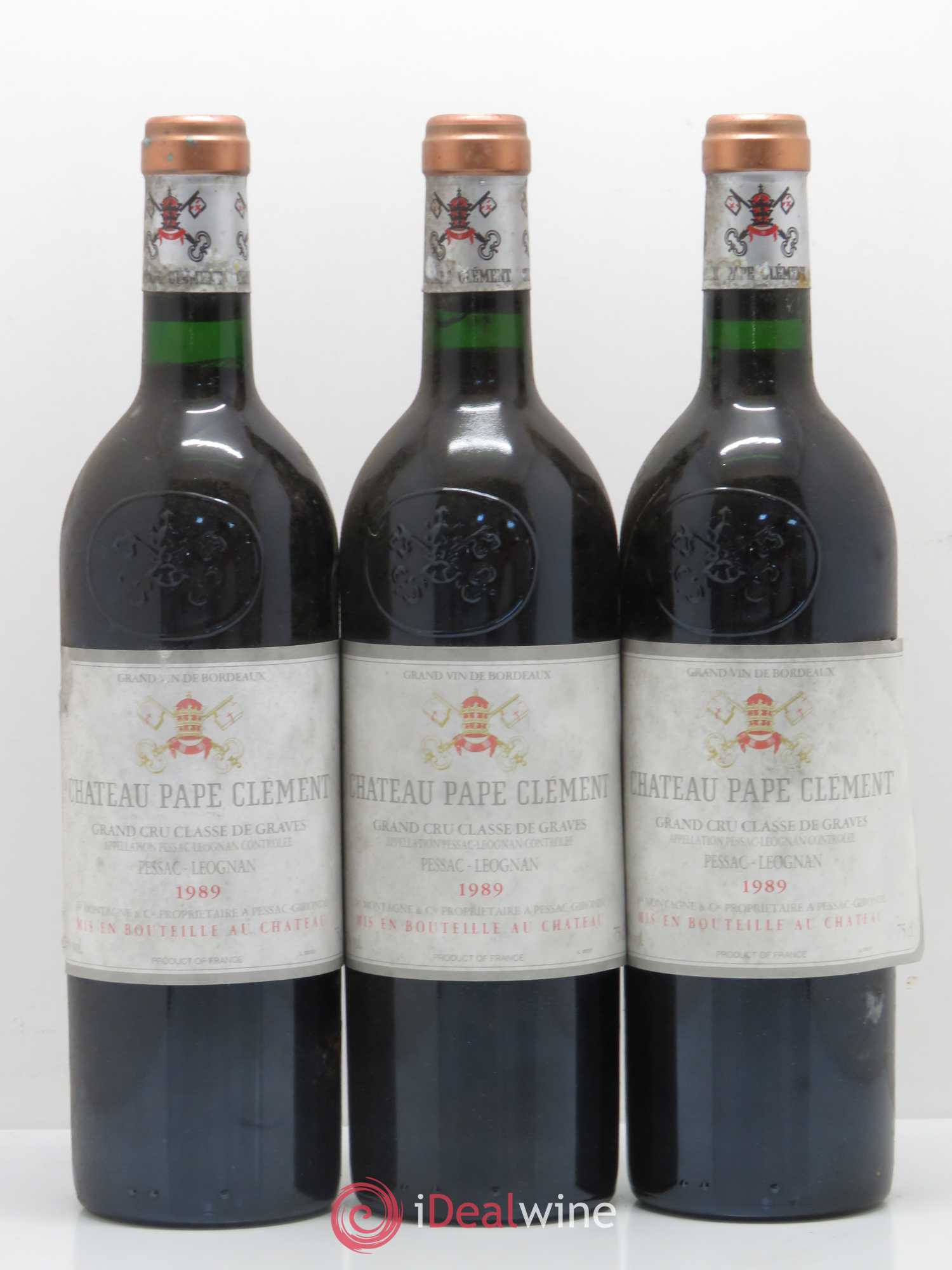 Château Pape Clément Cru Classé de Graves 1989 - Lot de 6 bouteilles - 2