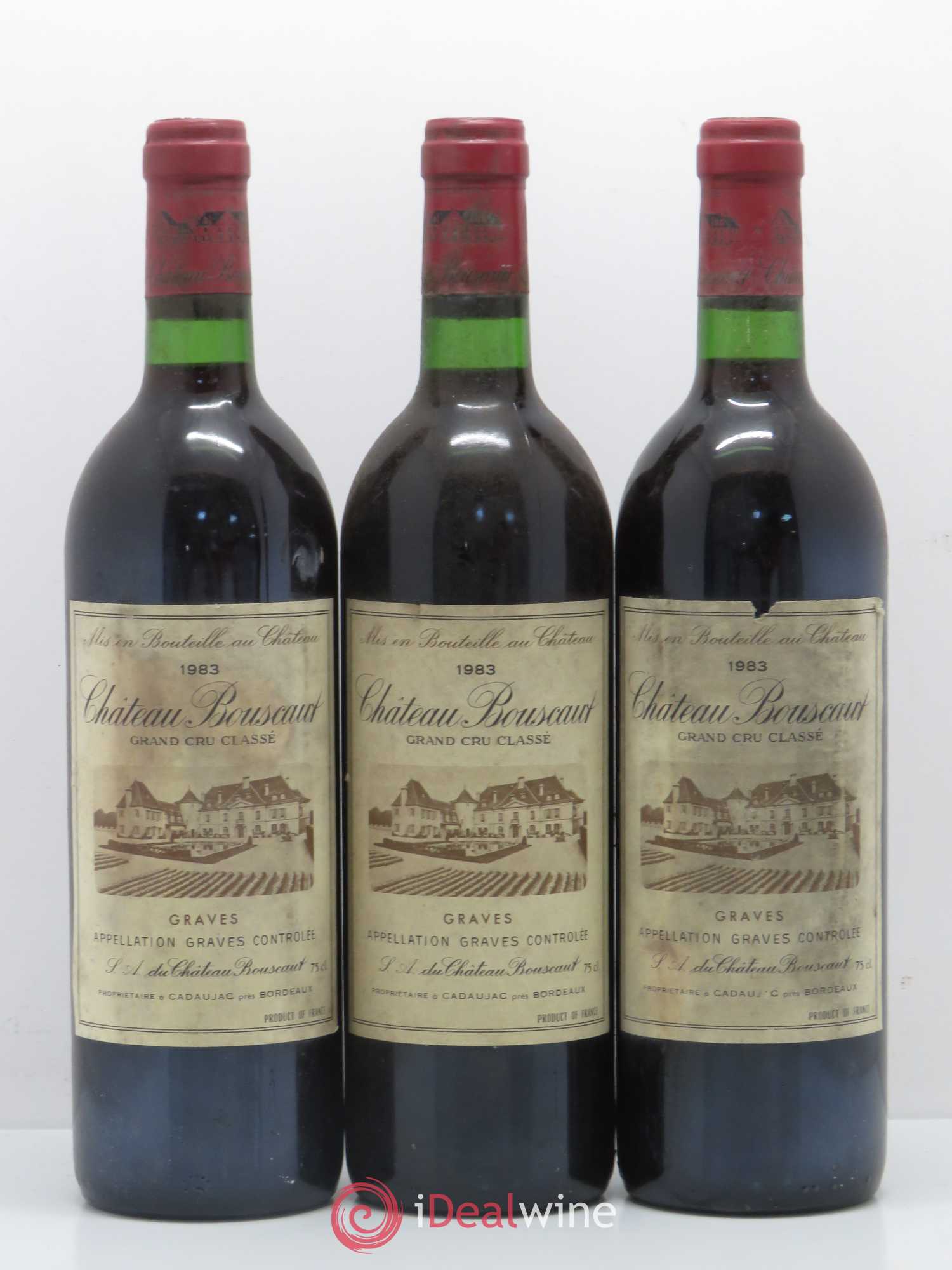 Château Bouscaut Cru Classé de Graves 1983 - Lot de 6 bouteilles - 2