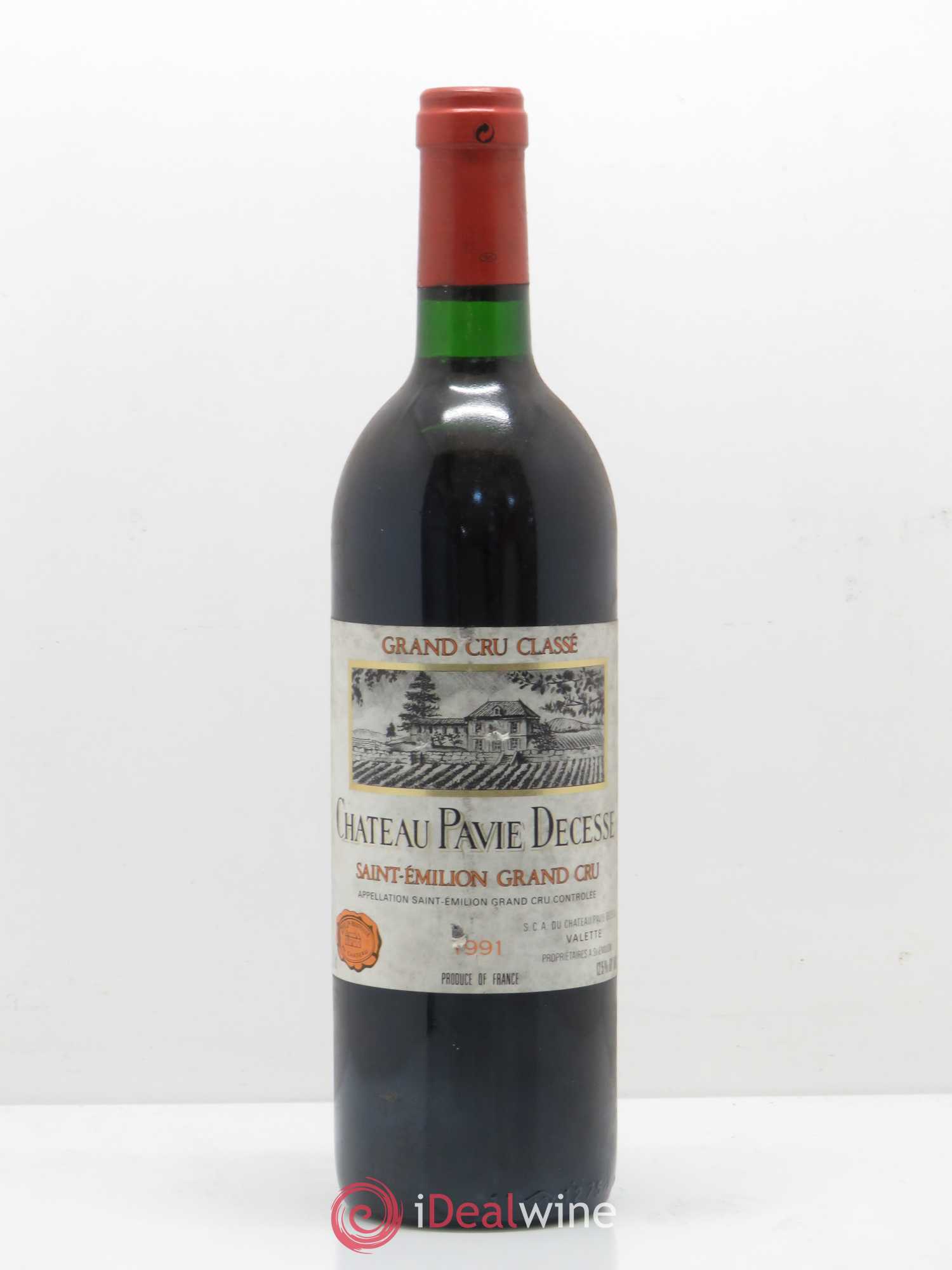 Château Pavie Decesse Grand Cru Classé 1991 - Lot de 1 bouteille - 0