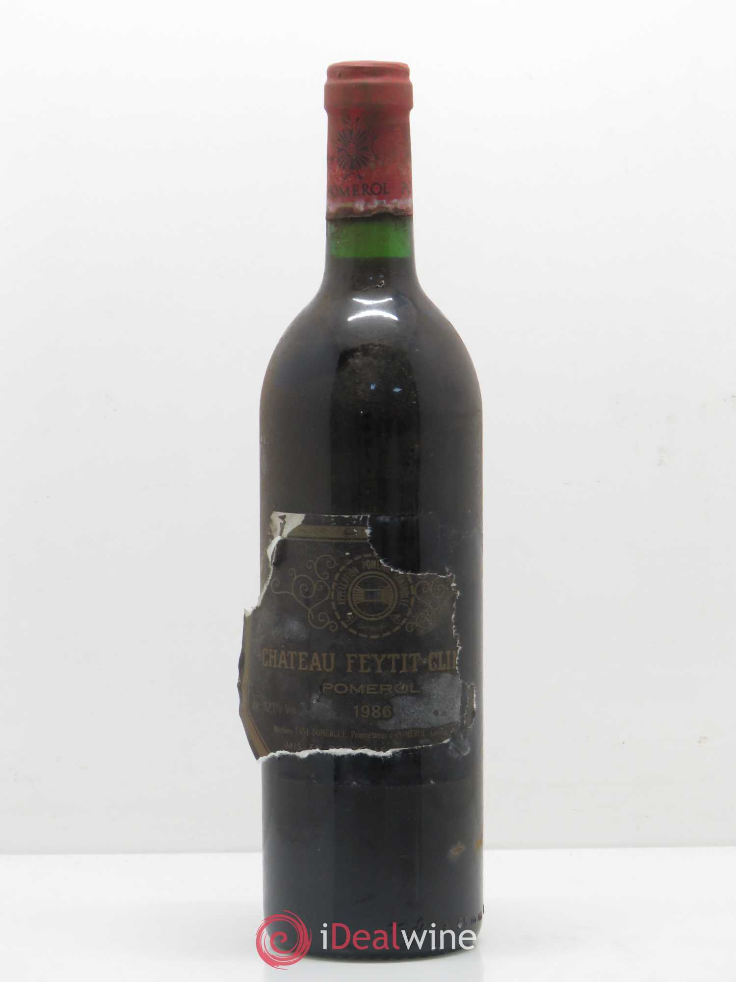 Château Feytit-Clinet 1986 - Lot de 1 bouteille - 0