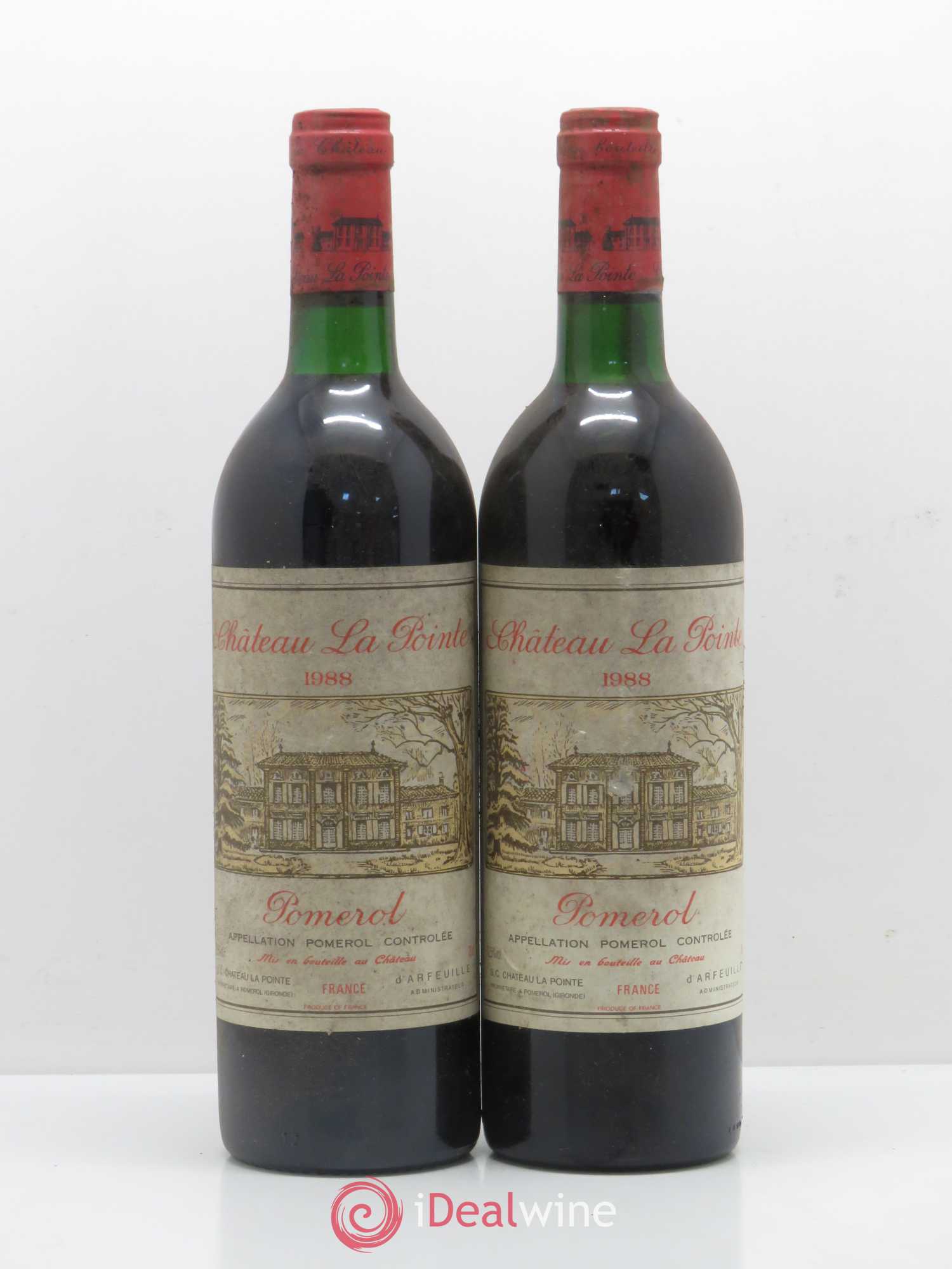 Château la Pointe 1988 - Lot de 2 bouteilles - 0
