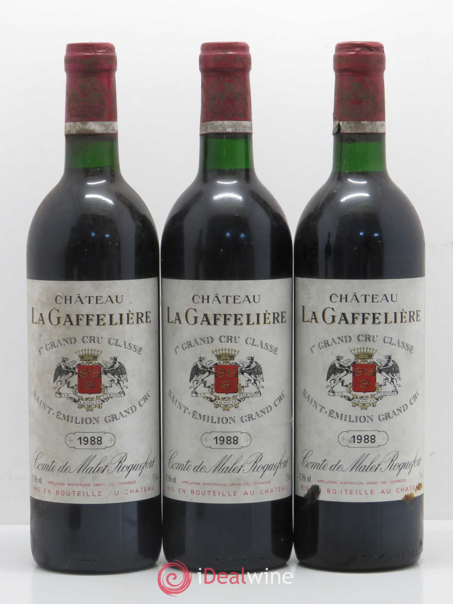Château la Gaffelière 1er Grand Cru Classé B 1988 - Lot de 6 bouteilles - 1