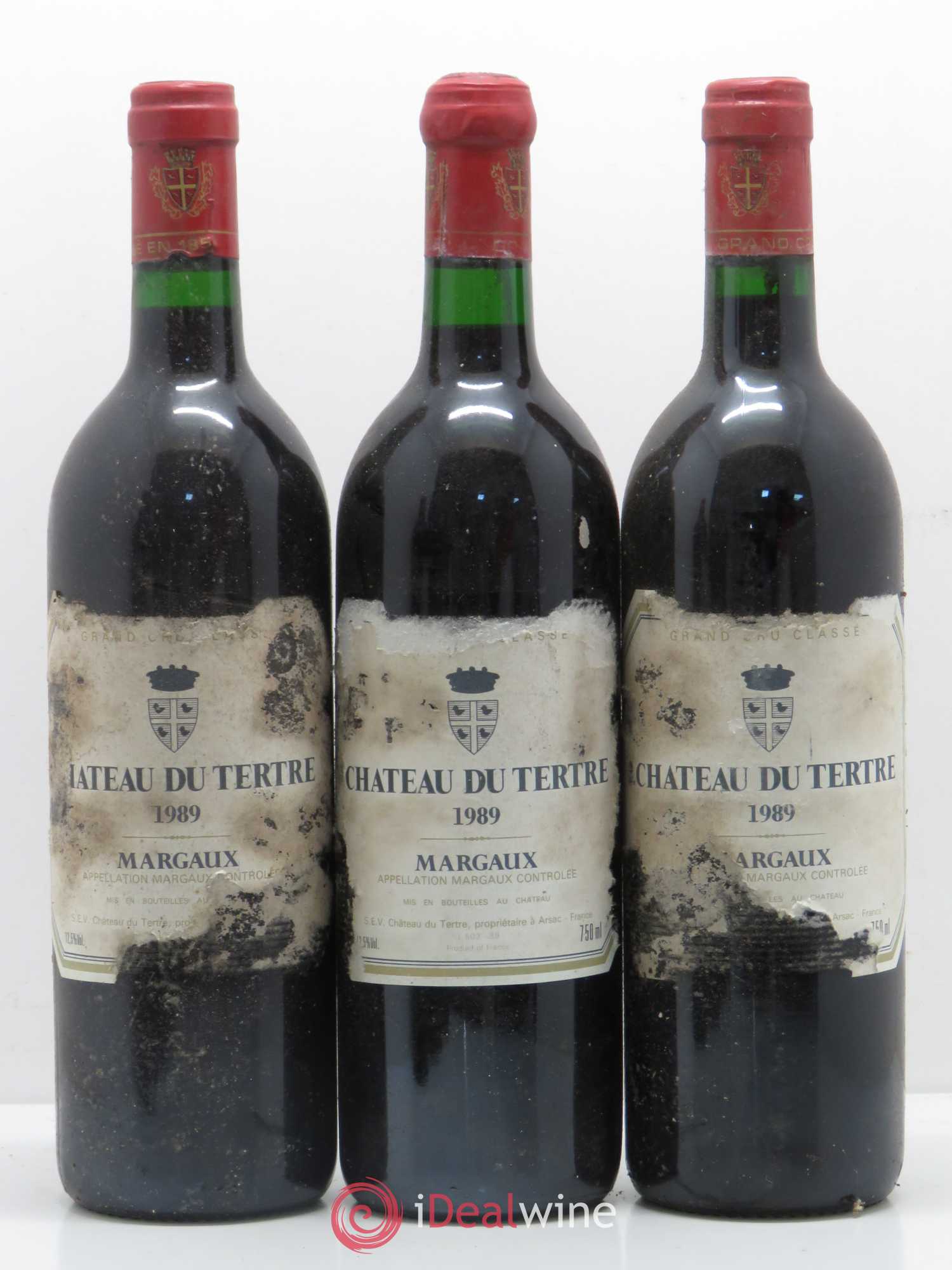 Château du Tertre 5ème Grand Cru Classé 1989 - Lot de 6 bouteilles - 1