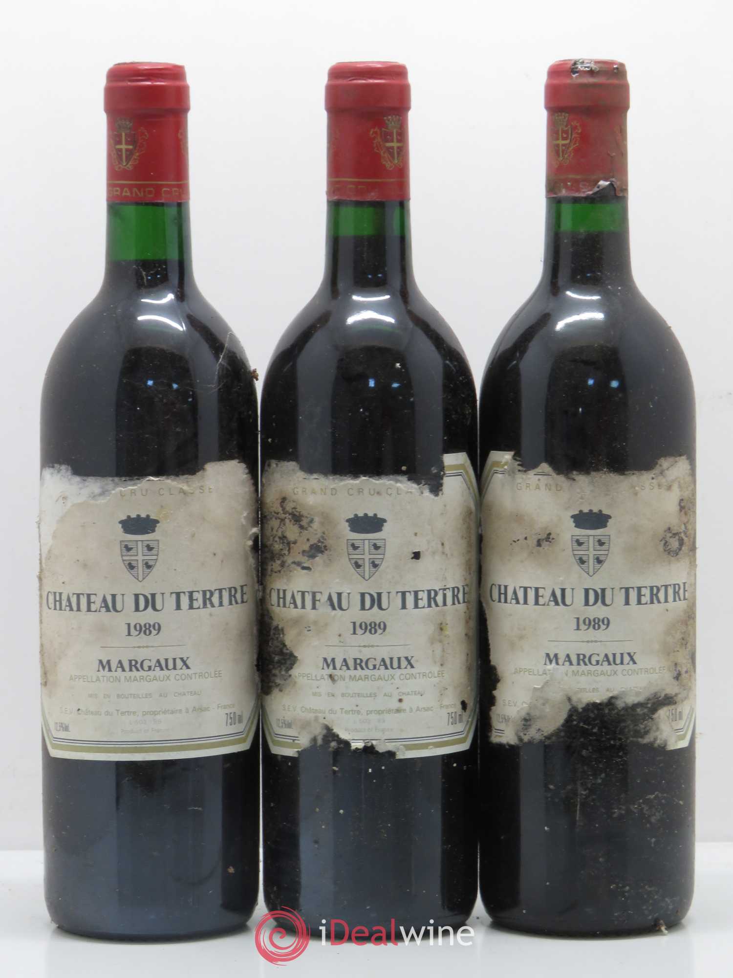 Château du Tertre 5ème Grand Cru Classé 1989 - Lot de 6 bouteilles - 2