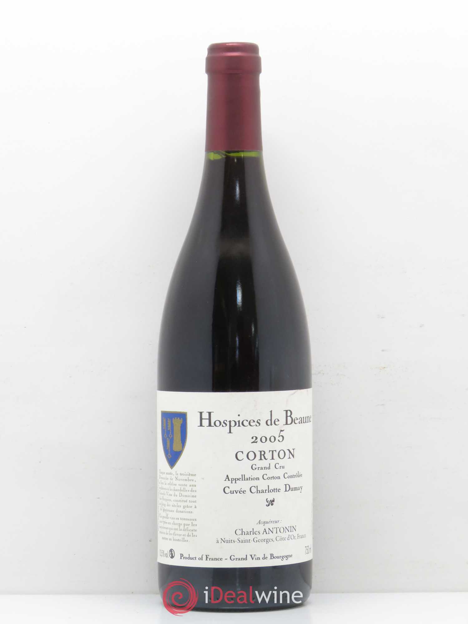Buy Corton Grand Cru Hospices De Beaune Cuvée Charlotte Dumay