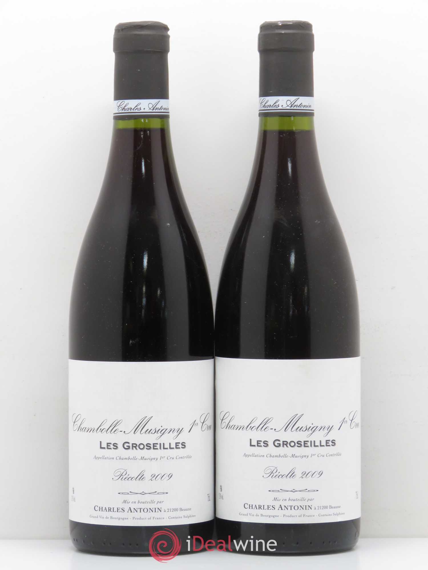 Chambolle-Musigny 1er Cru Les Groseilles Charles Antonin 2009 - Posten von 2 Flaschen - 0