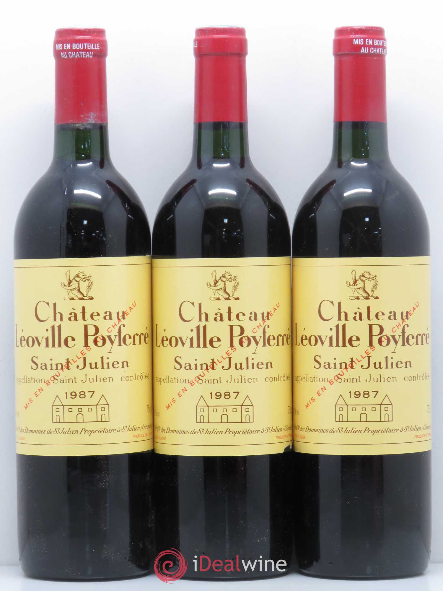 Château Léoville Poyferré 2ème Grand Cru Classé 1987 - Lot de 6 bouteilles - 2