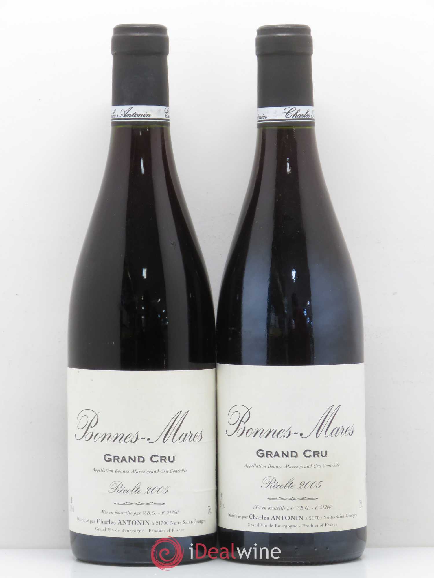 Bonnes-Mares Grand Cru Charles Antonin 2005 - Lot de 2 bouteilles - 0