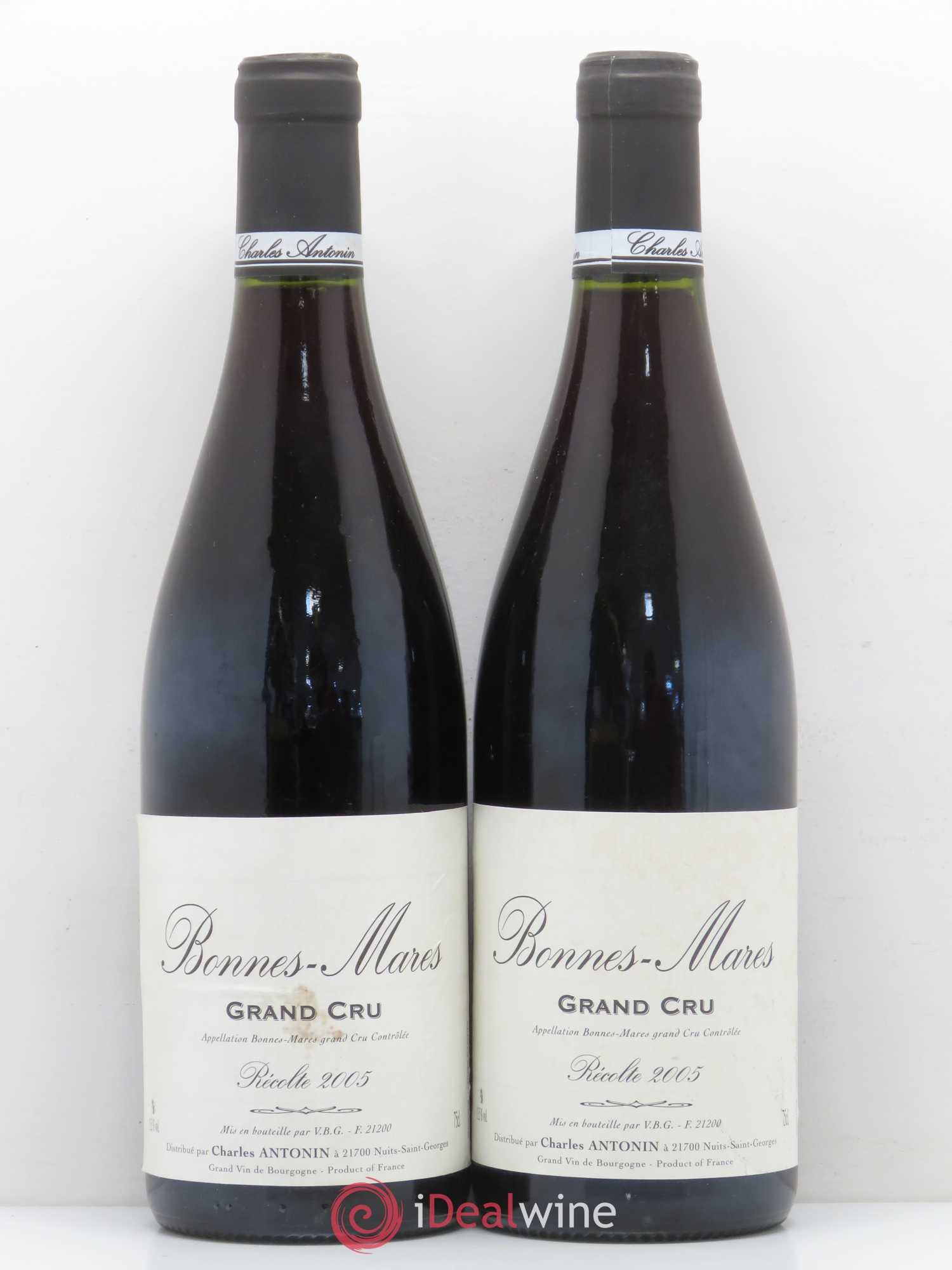 Bonnes-Mares Grand Cru Charles Antonin 2005 - Lot de 2 bouteilles - 0