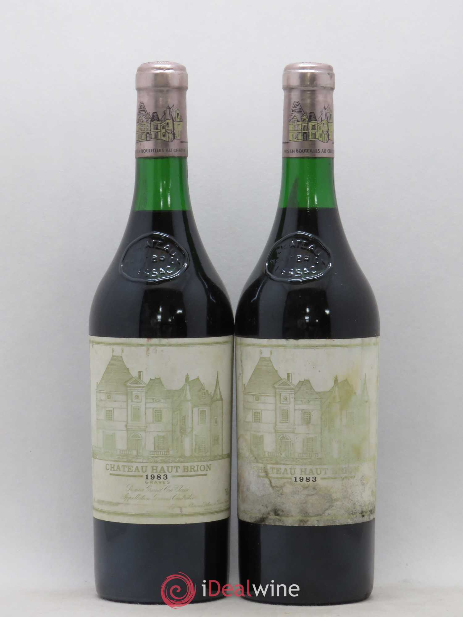 Château Haut Brion 1er Grand Cru Classé 1983 - Lot de 2 bouteilles - 0
