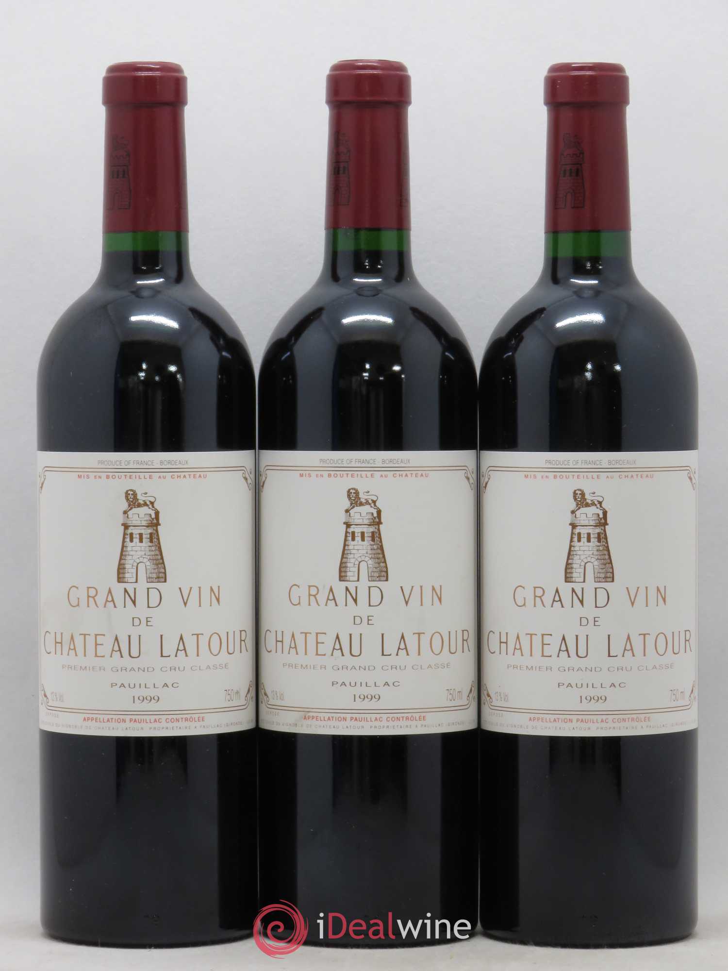 Château Latour 1er Grand Cru Classé 1999 - Lot de 6 bouteilles - 1