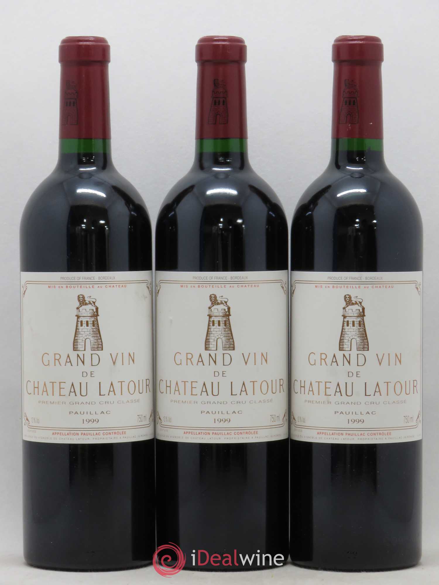 Château Latour 1er Grand Cru Classé 1999 - Lot de 6 bouteilles - 3