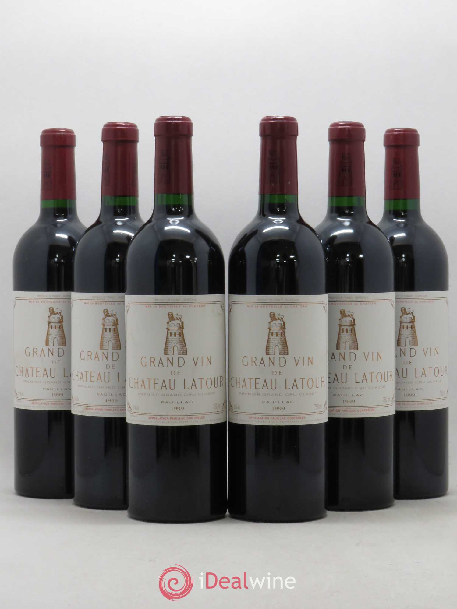Château Latour 1er Grand Cru Classé 1999 - Lot de 6 bouteilles - 0