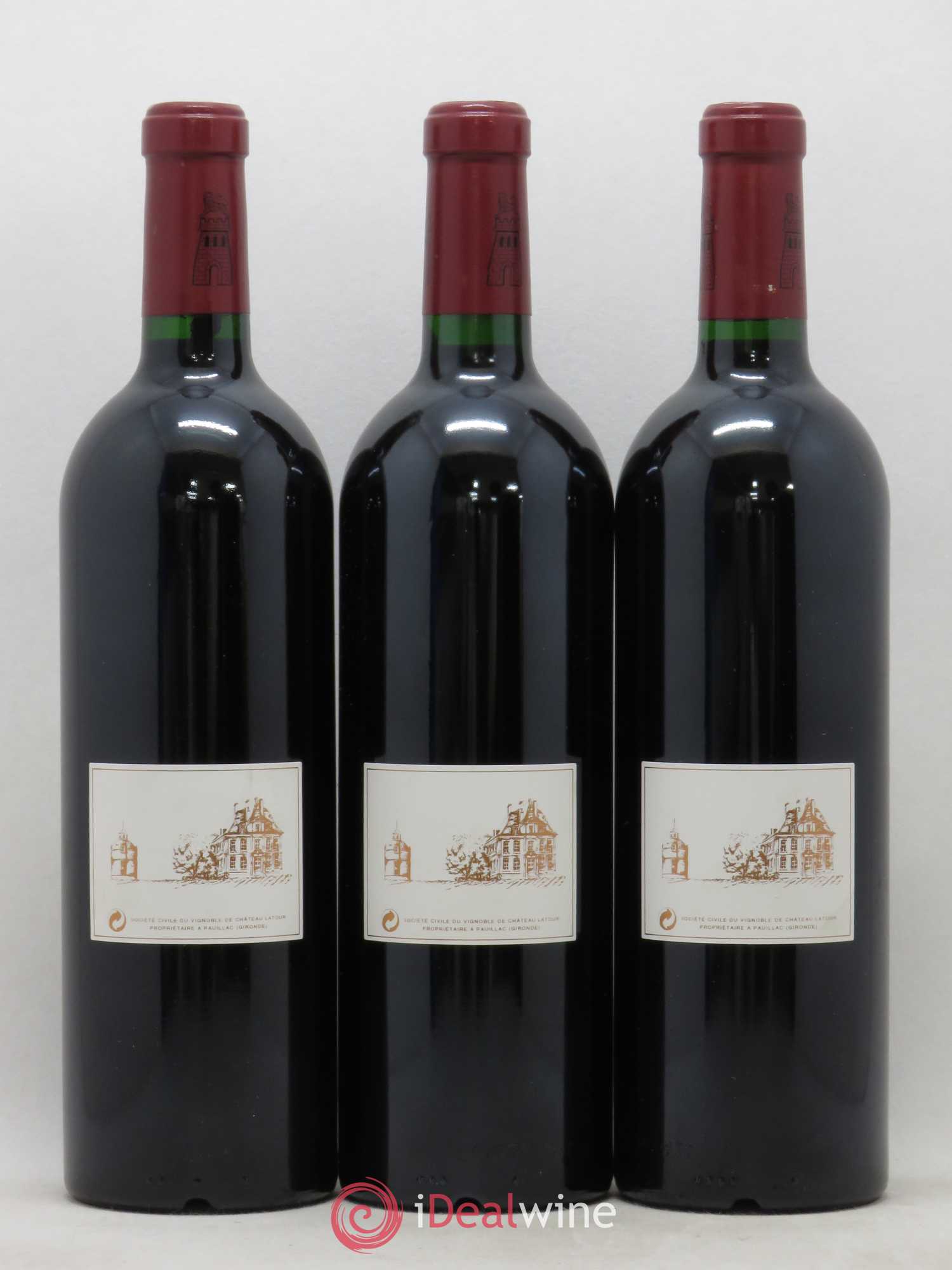 Château Latour 1er Grand Cru Classé 1999 - Lot de 3 bouteilles - 1