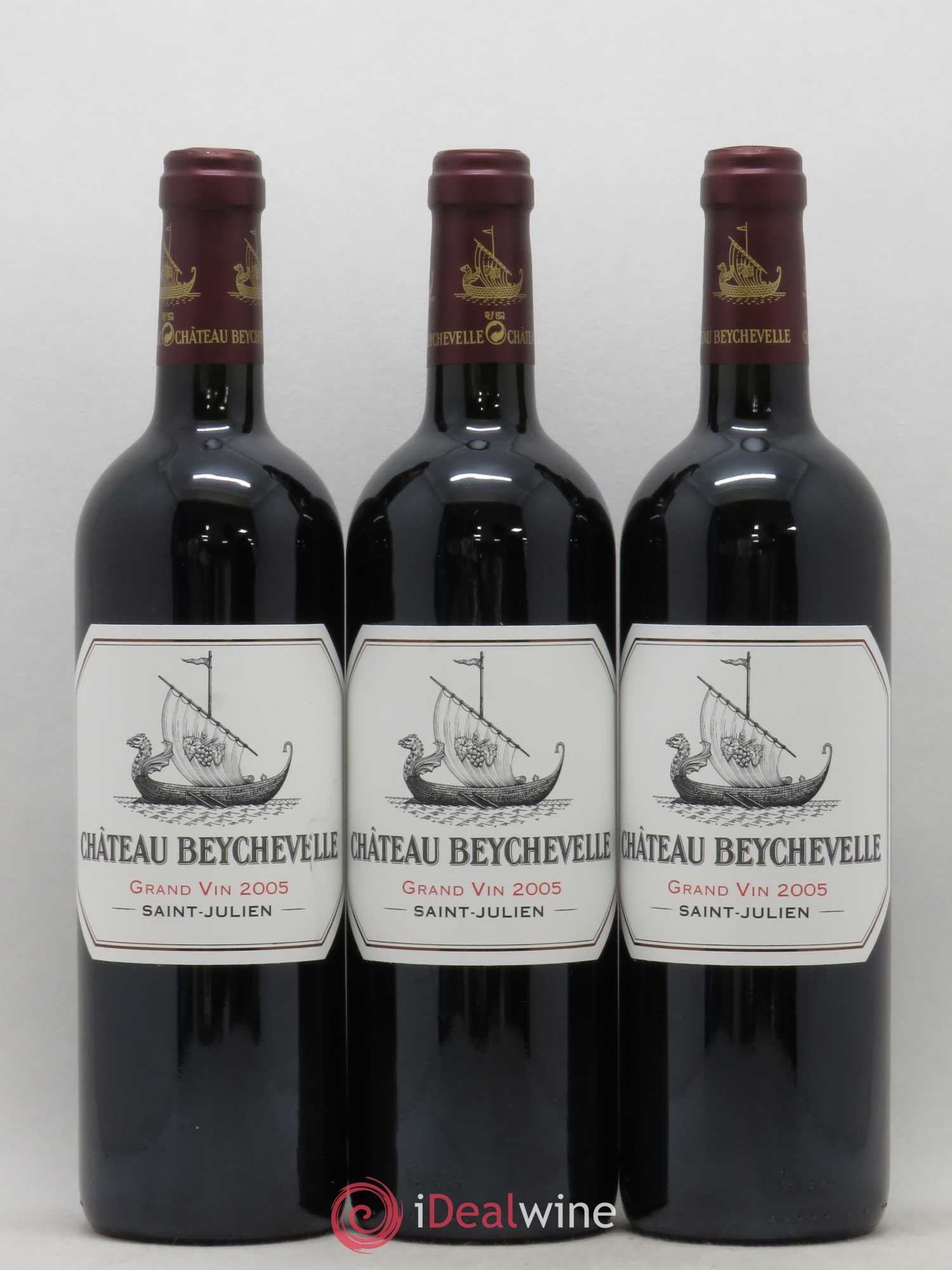 Château Beychevelle 4ème Grand Cru Classé 2005 - Lot de 6 bouteilles - 1