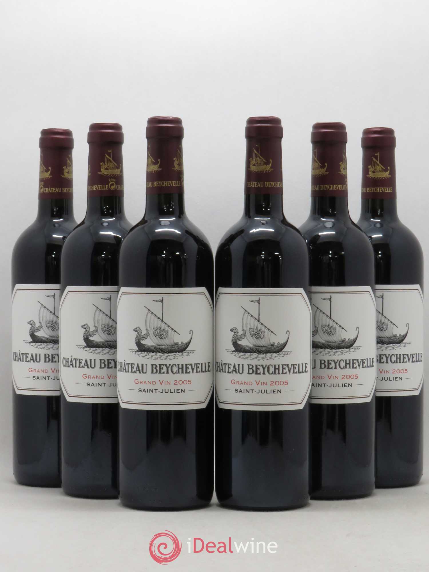 Château Beychevelle 4ème Grand Cru Classé 2005 - Lot de 6 bouteilles - 0