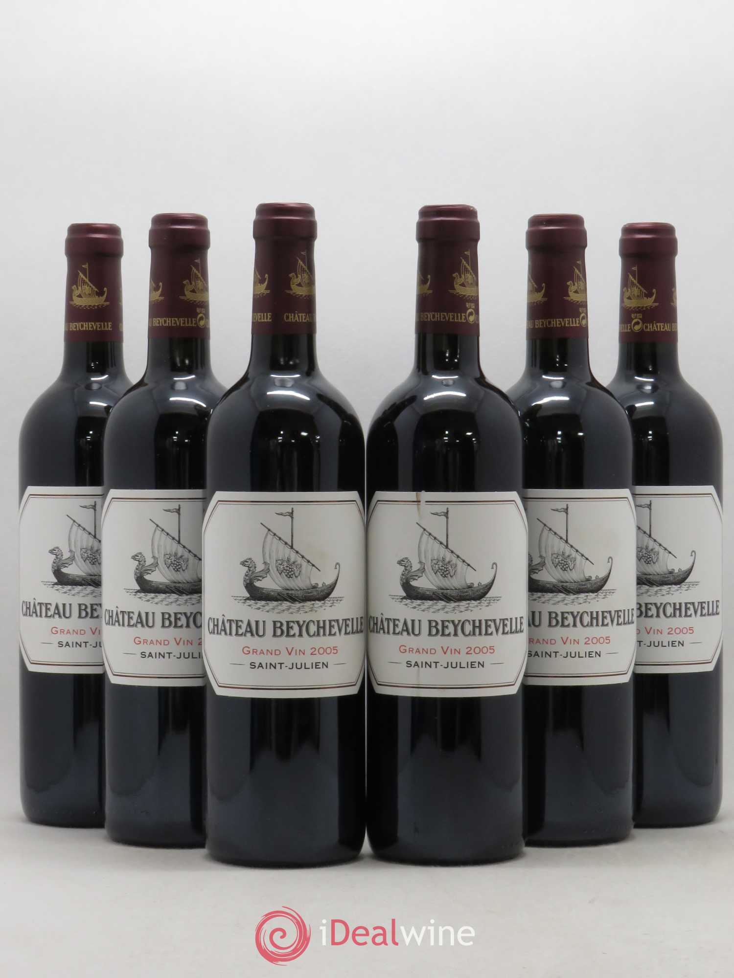Château Beychevelle 4ème Grand Cru Classé 2005 - Lot de 6 bouteilles - 0