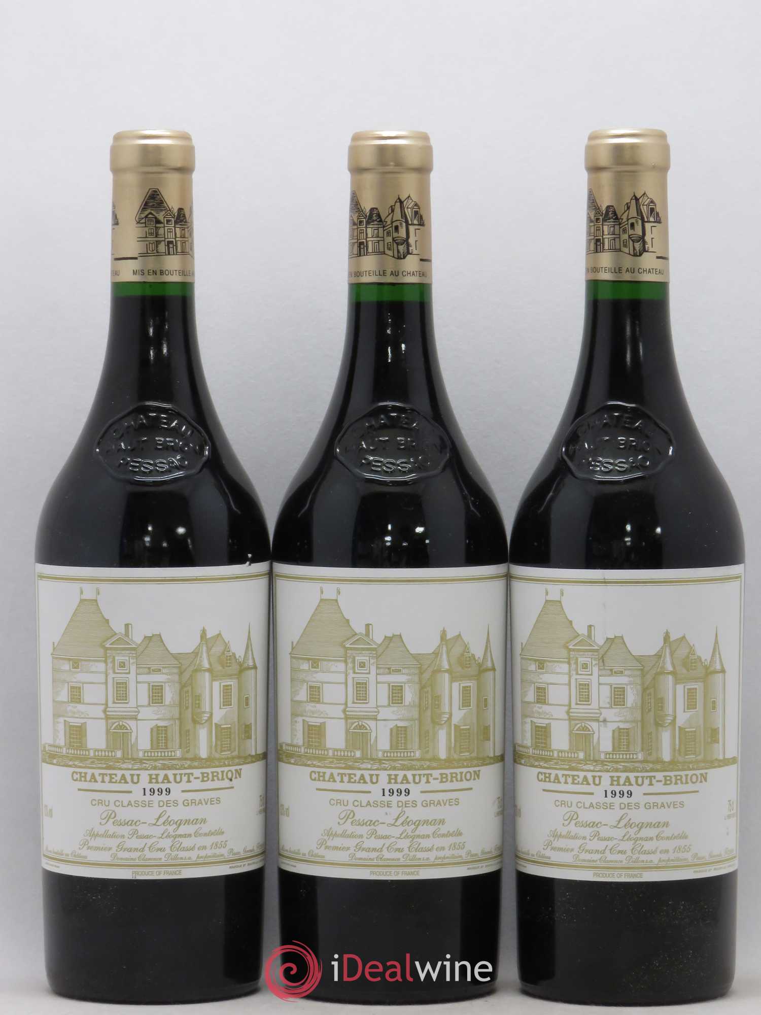 Château Haut Brion 1er Grand Cru Classé 1999 - Lot de 12 bouteilles - 1