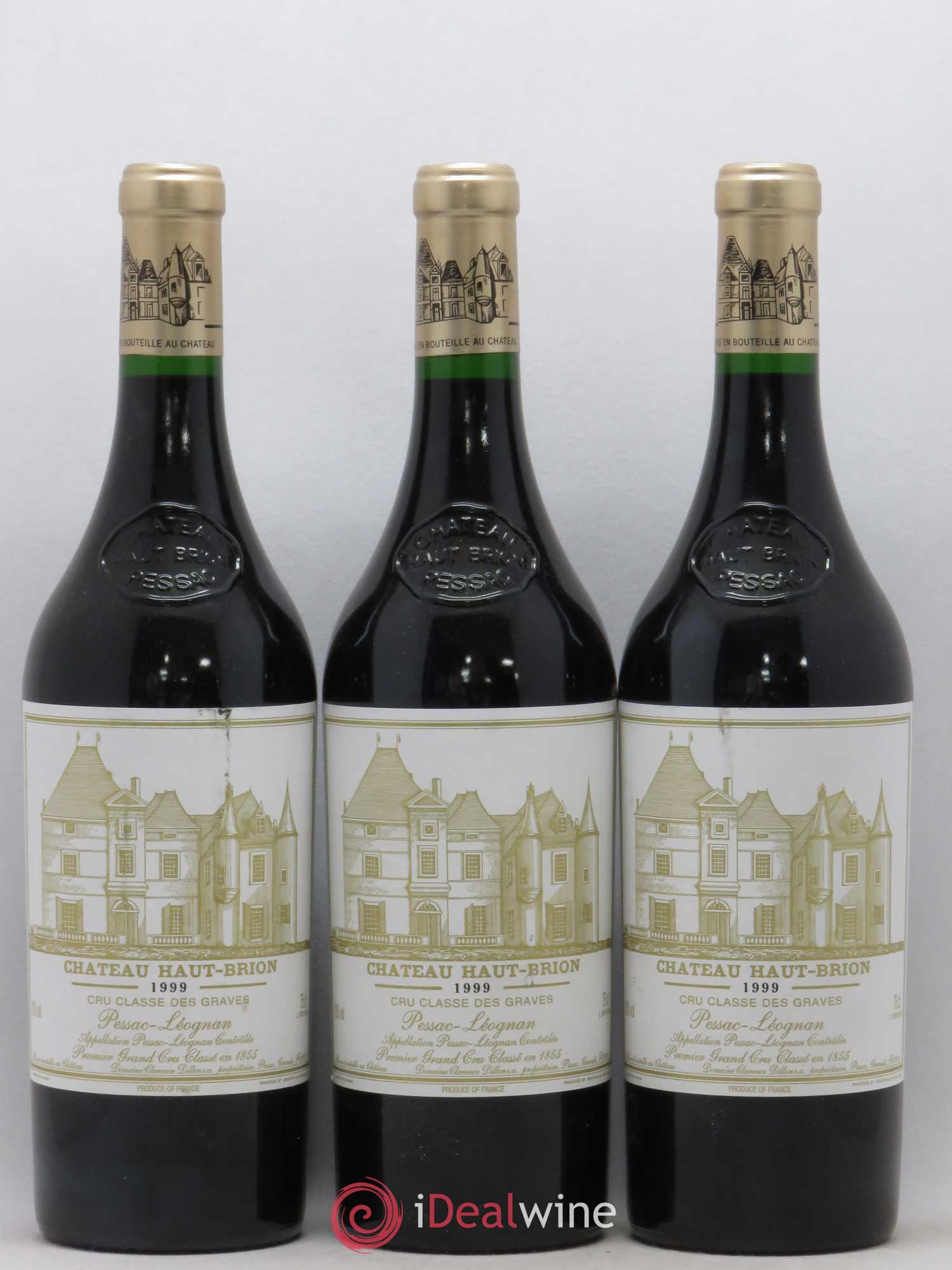 Château Haut Brion 1er Grand Cru Classé 1999 - Lot de 12 bouteilles - 2