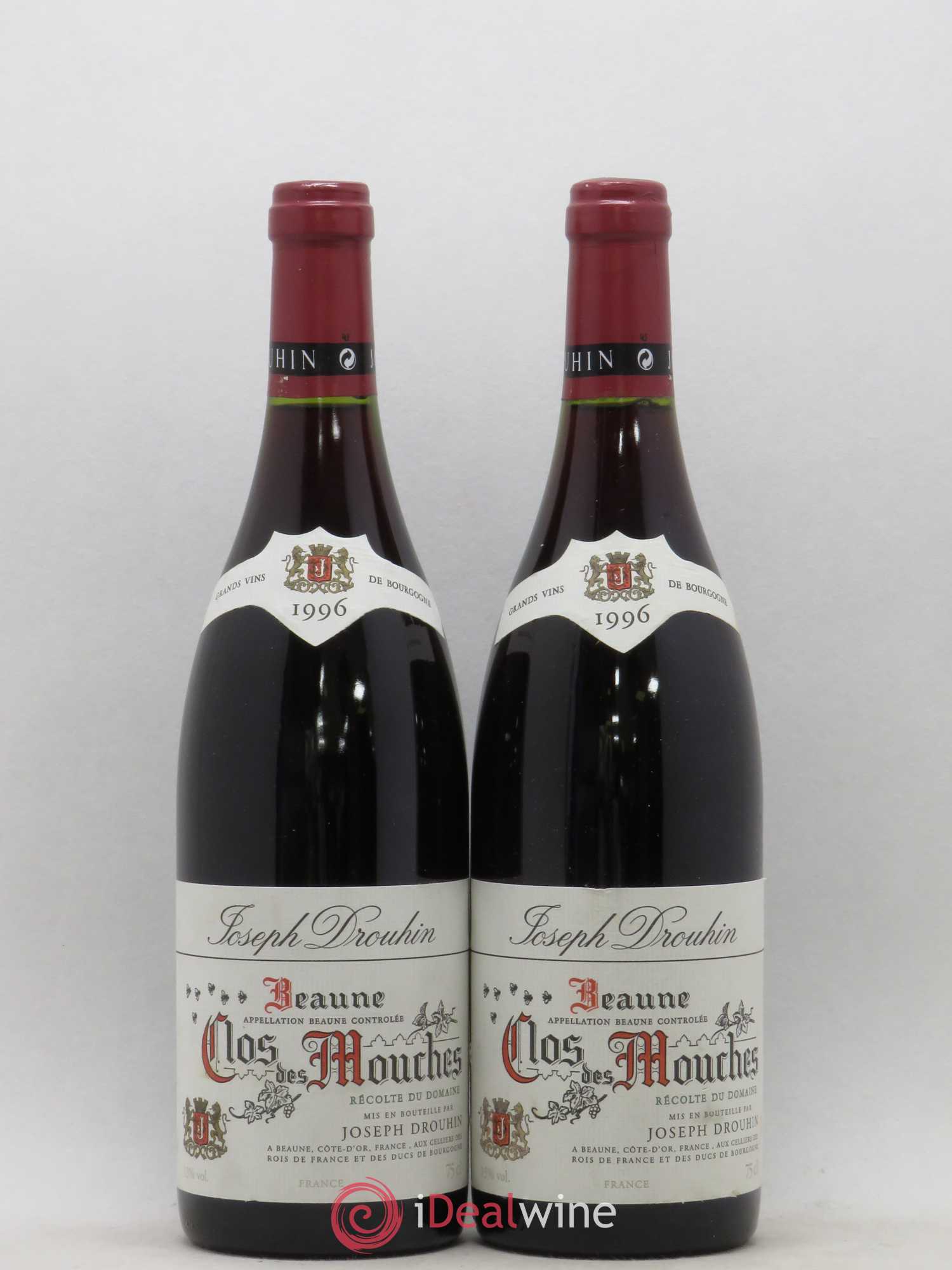 Beaune 1er Cru Clos des Mouches Joseph Drouhin 1996 - Lot de 2 bouteilles - 0