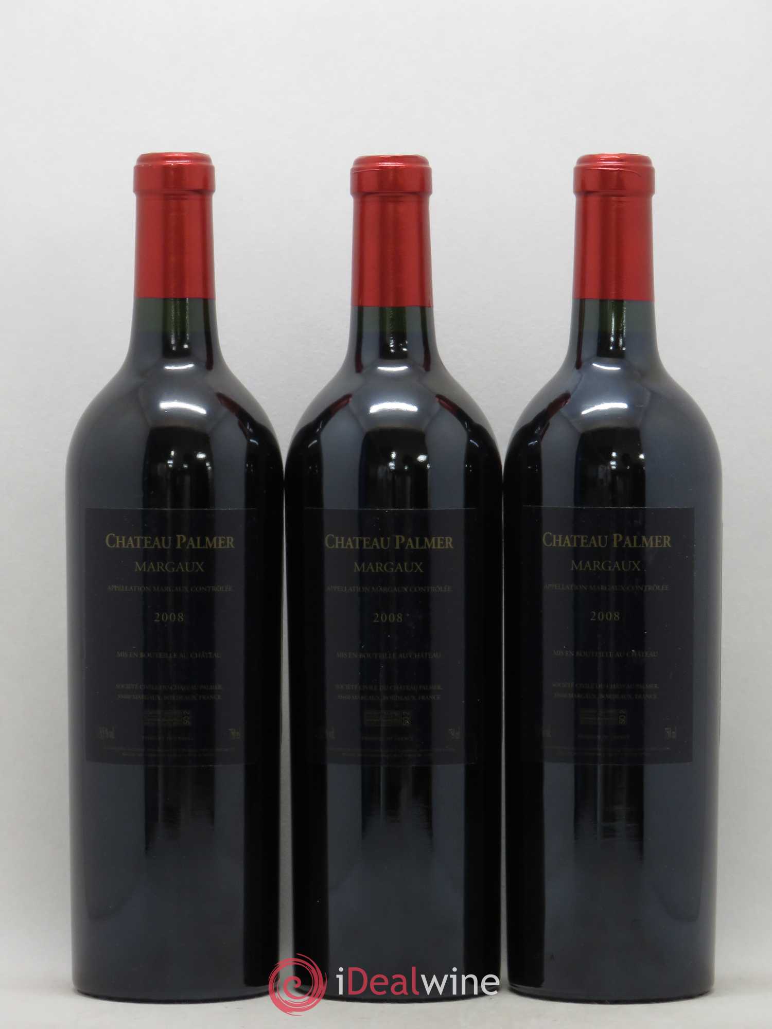 Château Palmer 3ème Grand Cru Classé 2008 - Lot de 12 bouteilles - 6