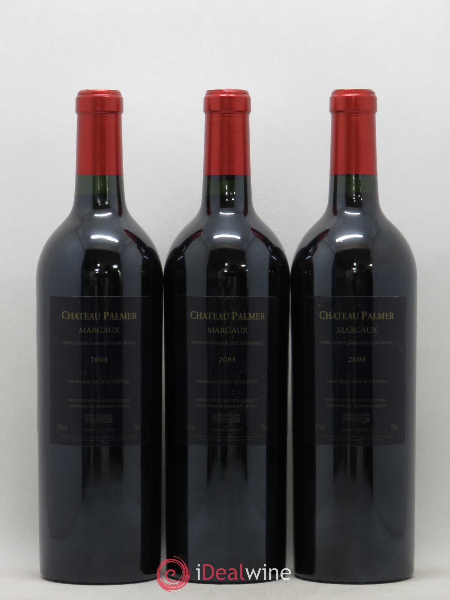 Château Palmer 3ème Grand Cru Classé 2008 - Lot de 12 bouteilles - 8