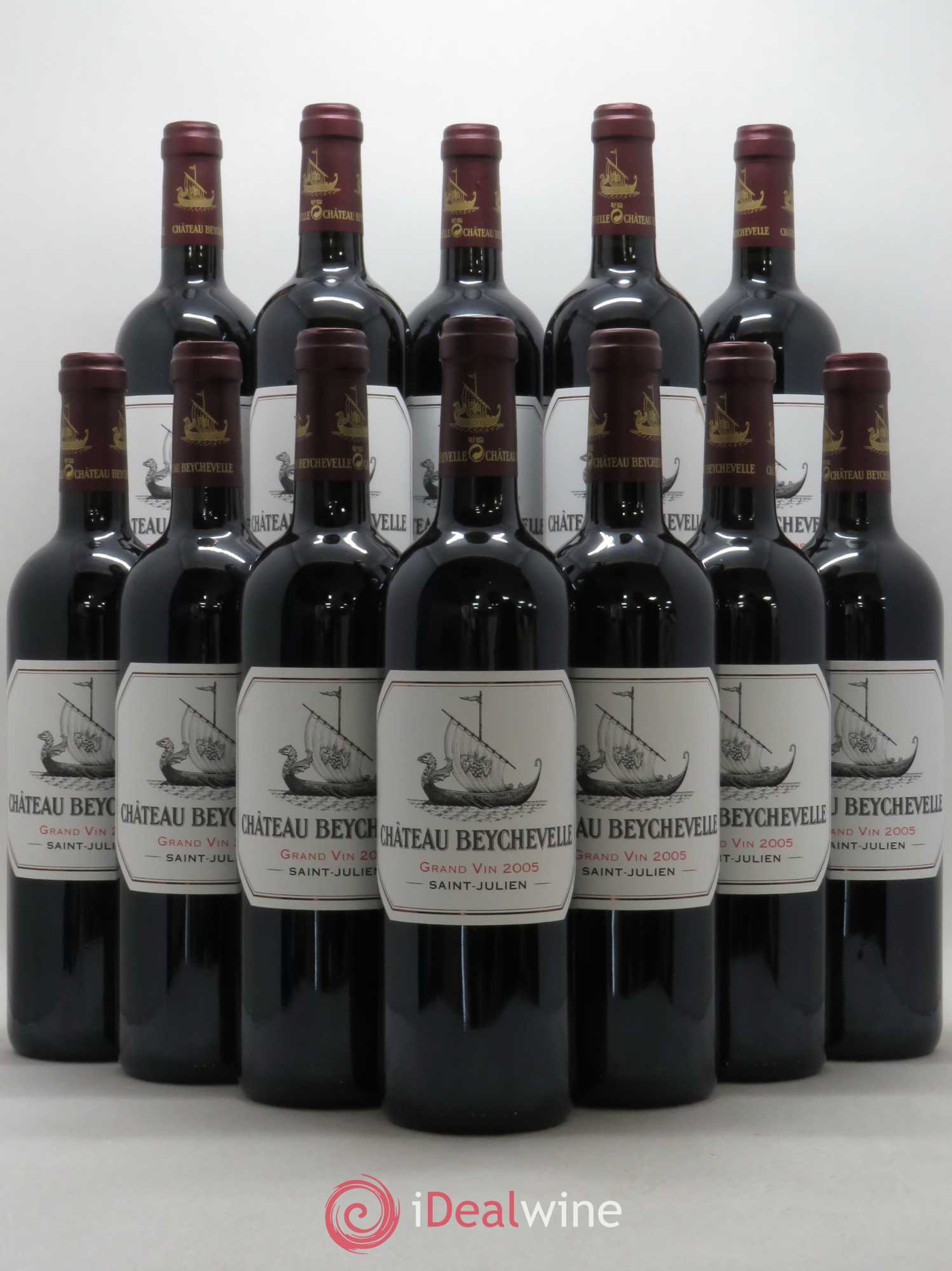 Château Beychevelle 4ème Grand Cru Classé 2005 - Lot de 12 bouteilles - 0