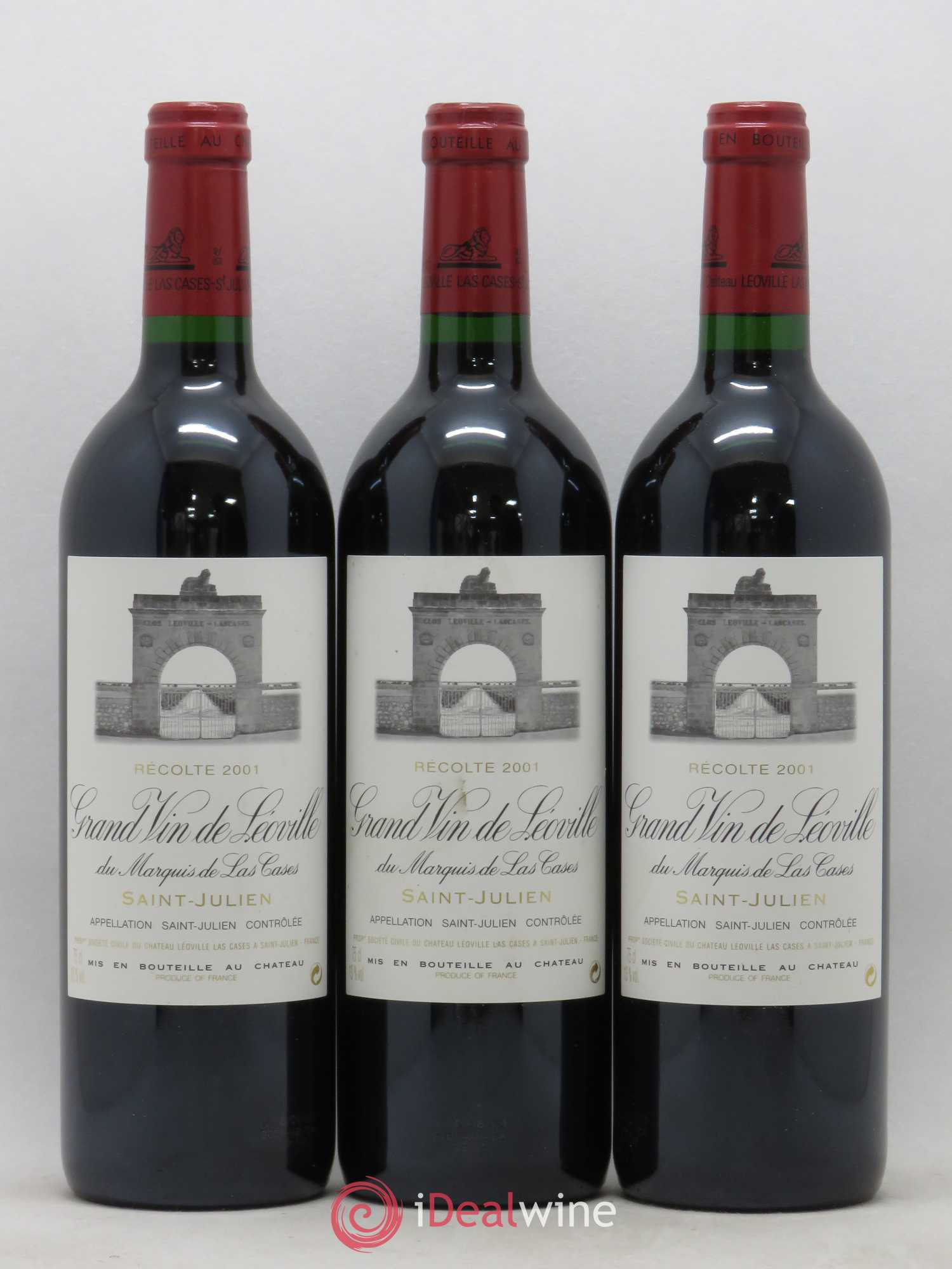 Château Léoville Las Cases 2ème Grand Cru Classé 2001 - Lotto di 12 bottiglie - 2
