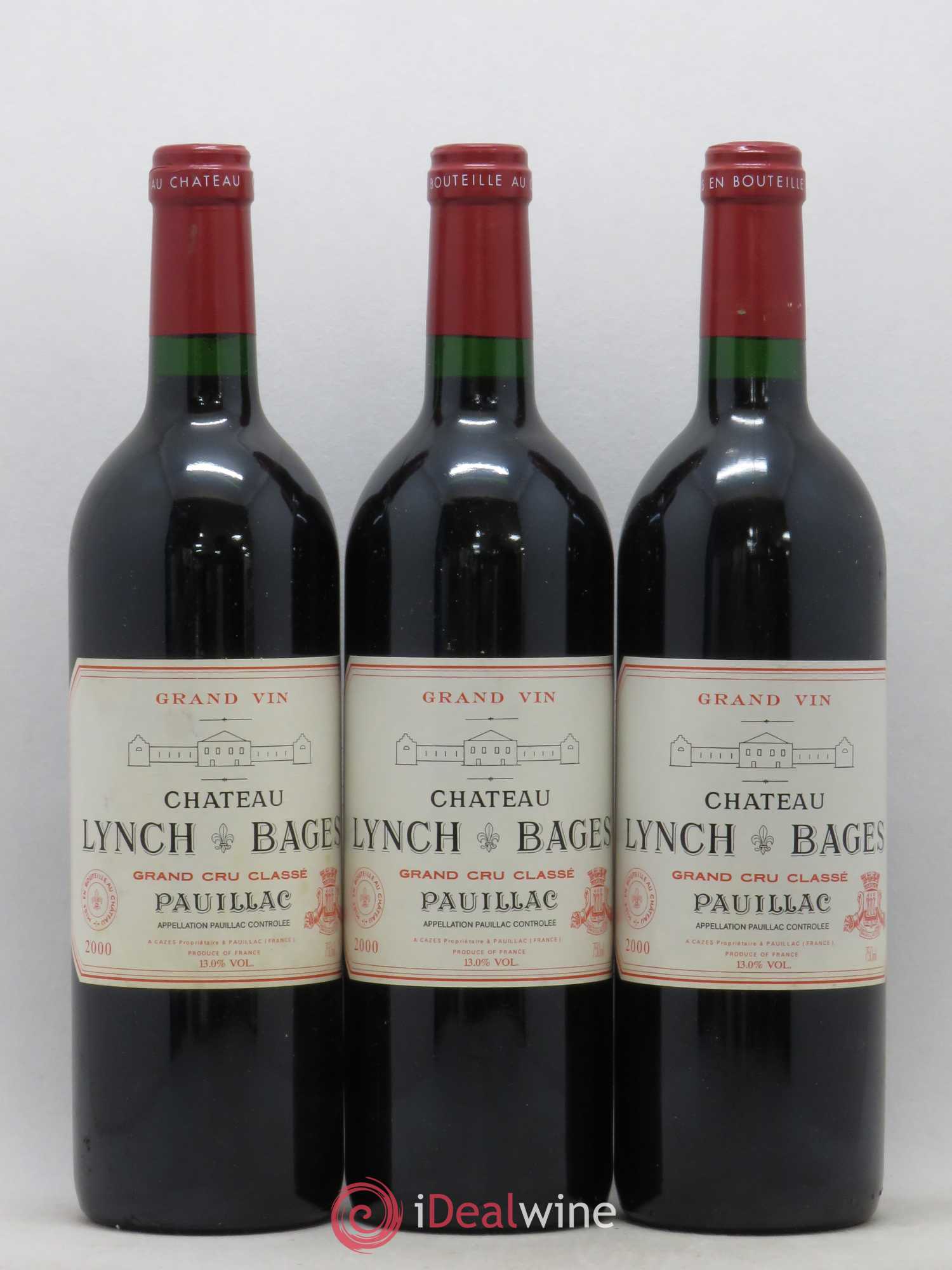 Château Lynch Bages 5ème Grand Cru Classé 2000 - Lot de 12 bouteilles - 3