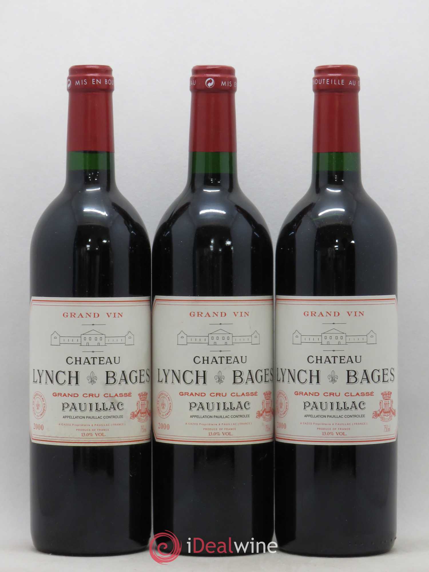 Château Lynch Bages 5ème Grand Cru Classé 2000 - Lot de 12 bouteilles - 4