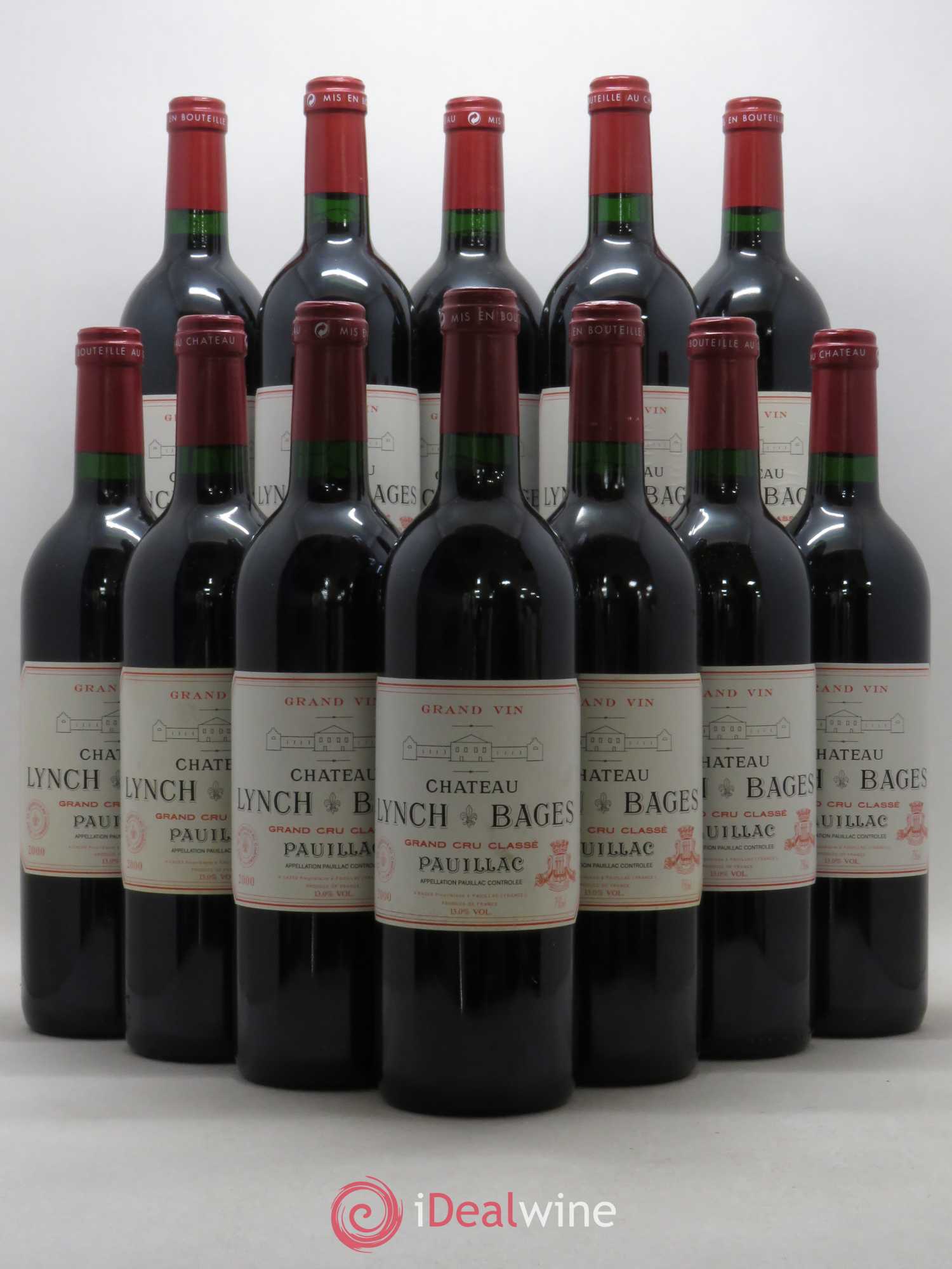 Château Lynch Bages 5ème Grand Cru Classé 2000 - Lot de 12 bouteilles - 0