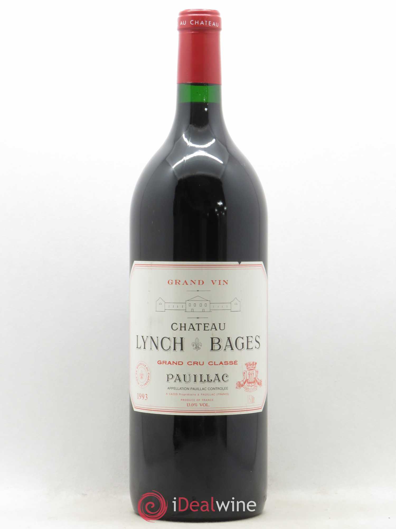 Château Lynch Bages 5ème Grand Cru Classé 1993 - Lot de 1 magnum - 0