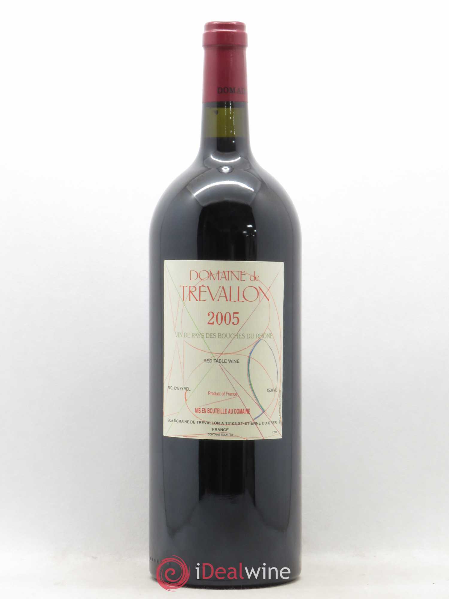 Coteaux d'Aix-en-Provence Trévallon (Domaine de) Eloi Dürrbach 2005 - Lot de 1 magnum - 0