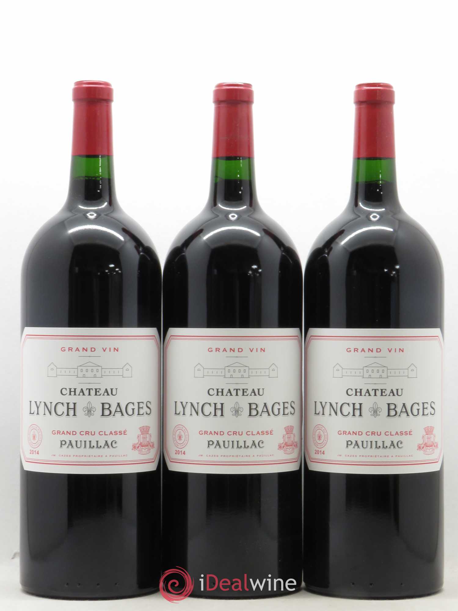 Château Lynch Bages 5ème Grand Cru Classé 2014 - Lot de 3 magnums - 0