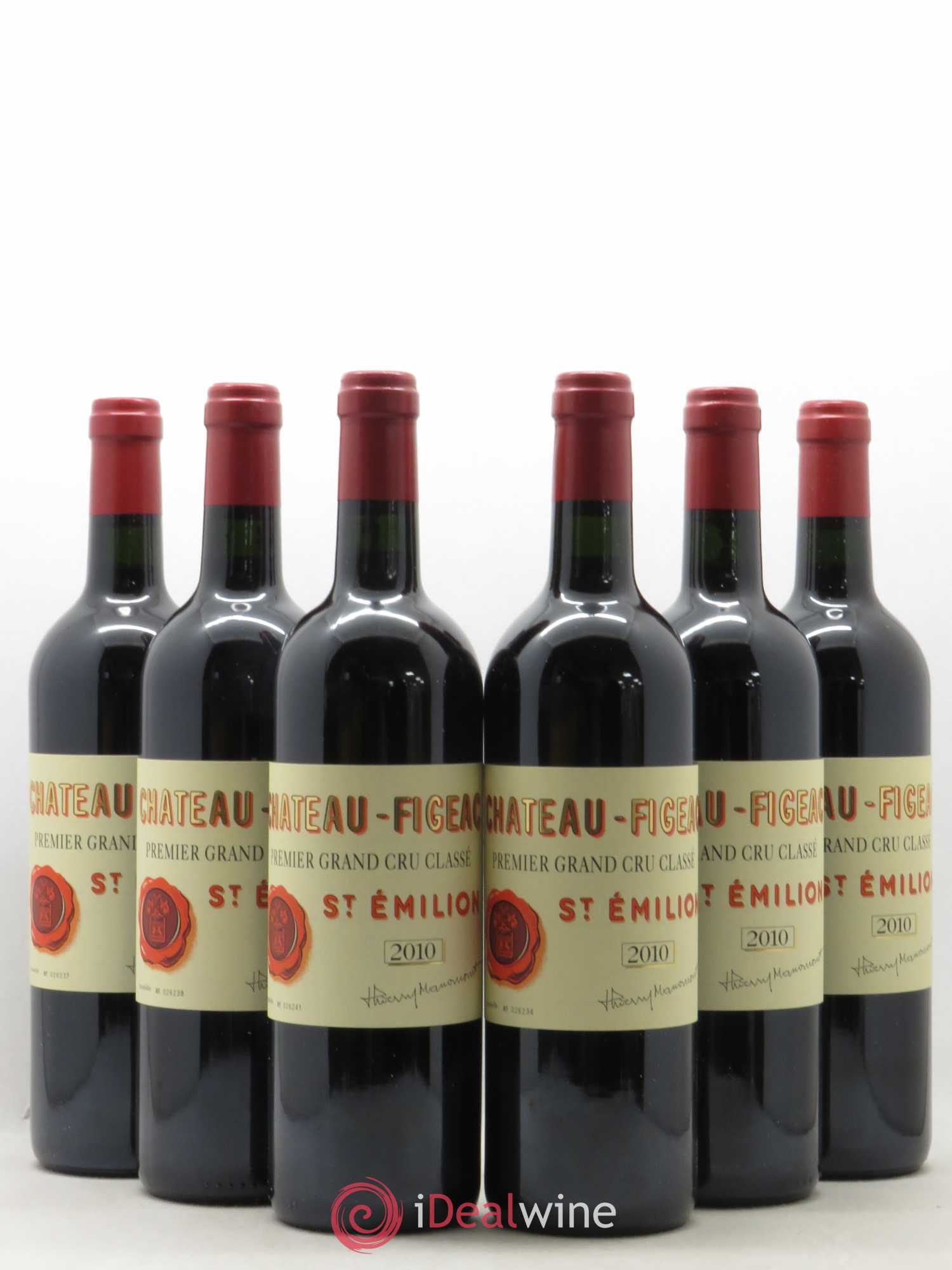 Château Figeac 1er Grand Cru Classé A 2010 - Lot de 6 bouteilles - 0