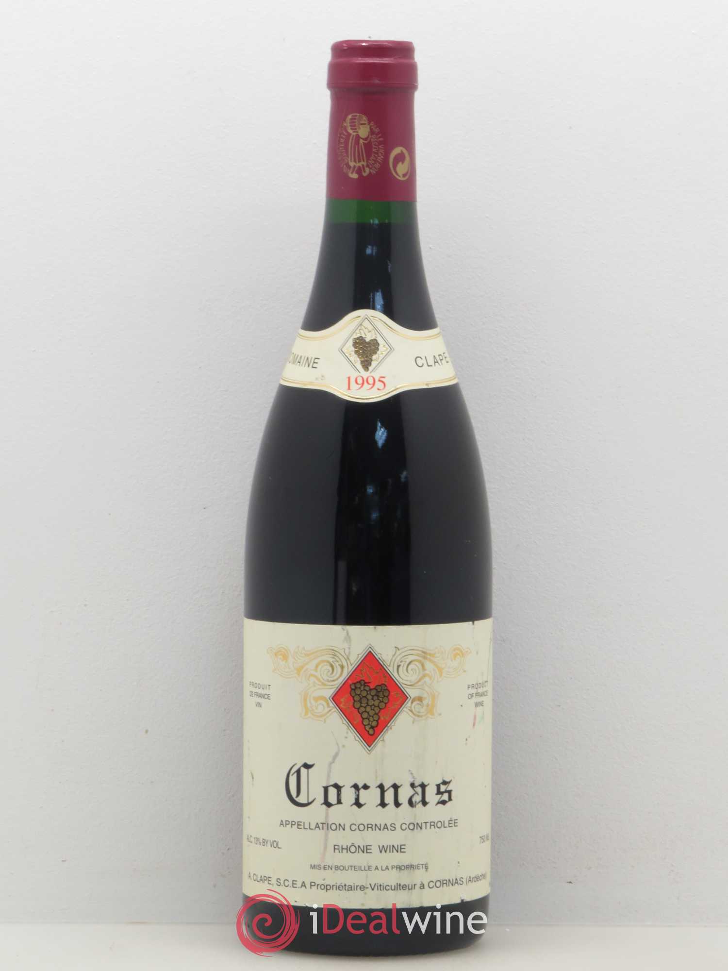 Cornas Auguste Clape 1995 - Posten von 1 Flasche - 0