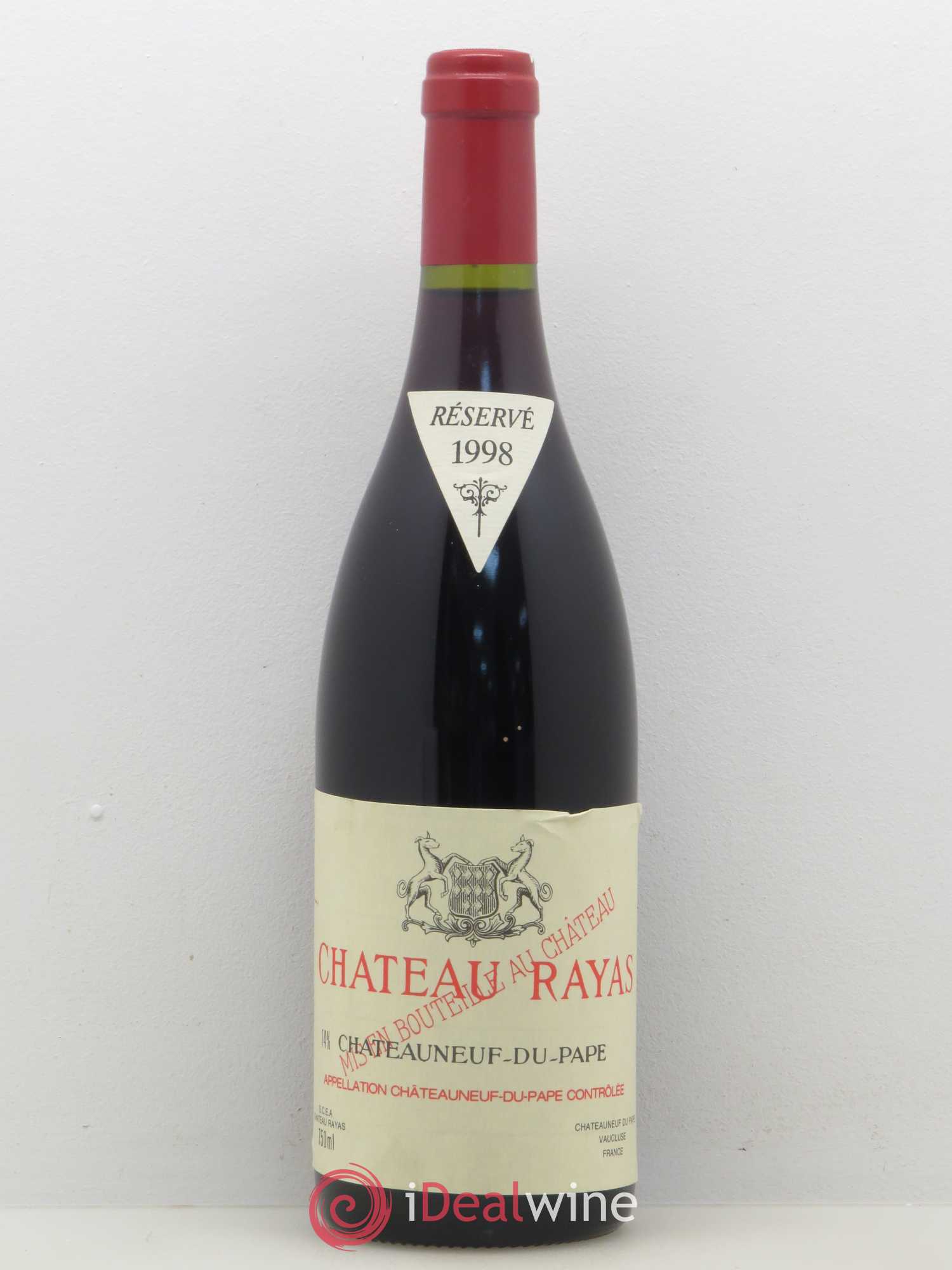 Châteauneuf-du-Pape Château Rayas Emmanuel Reynaud 1998 - Lot de 1 bouteille - 0