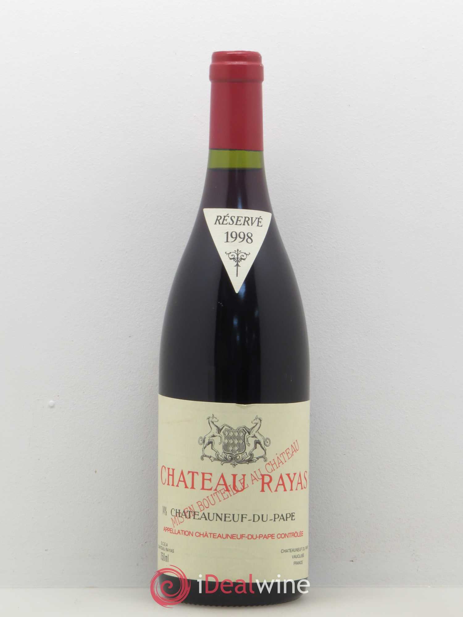 Châteauneuf-du-Pape Château Rayas Emmanuel Reynaud 1998 - Lot de 1 bouteille - 0