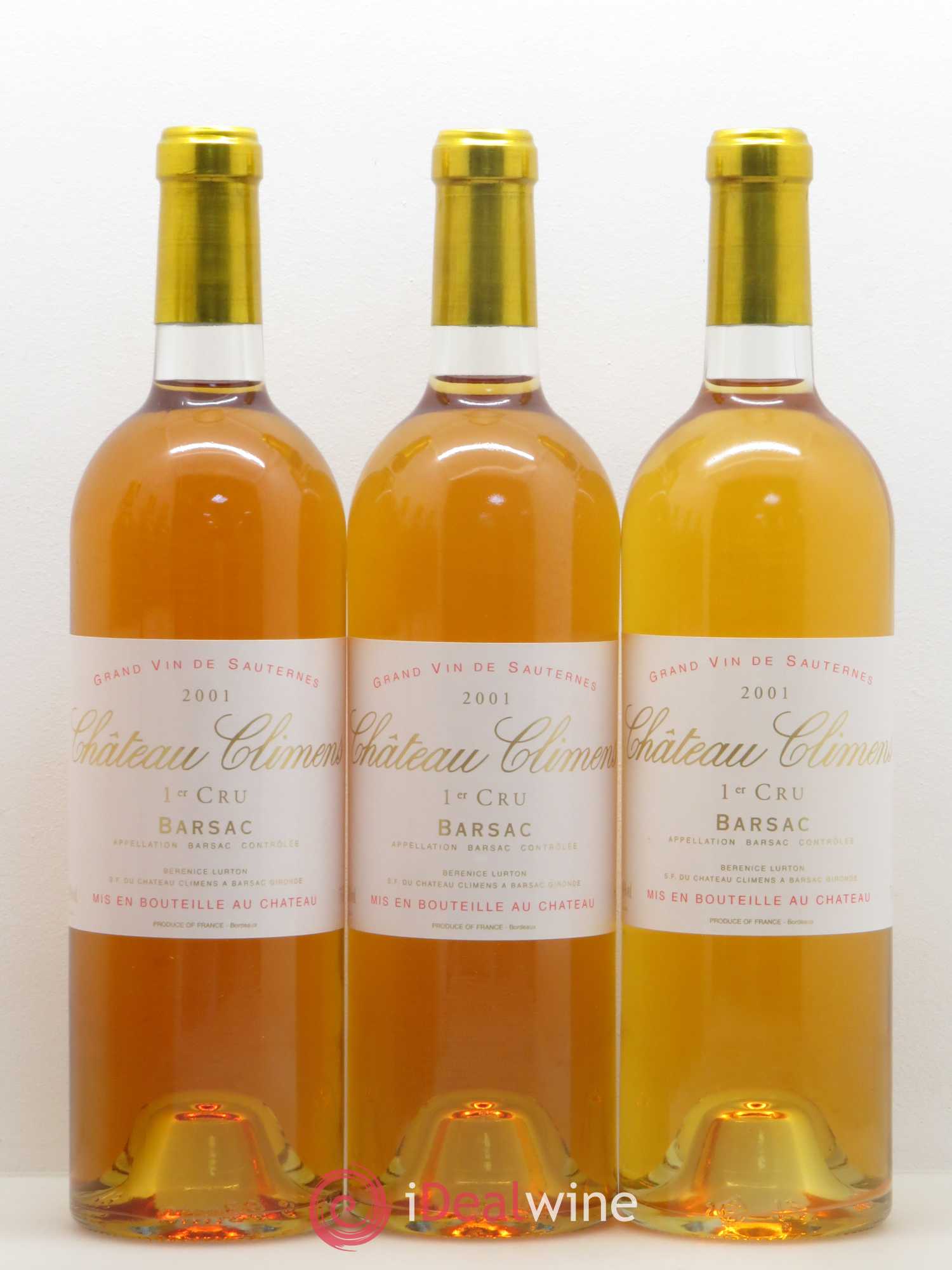 Château Climens 1er Grand Cru Classé 2001 - Lotto di 6 bottiglie - 1