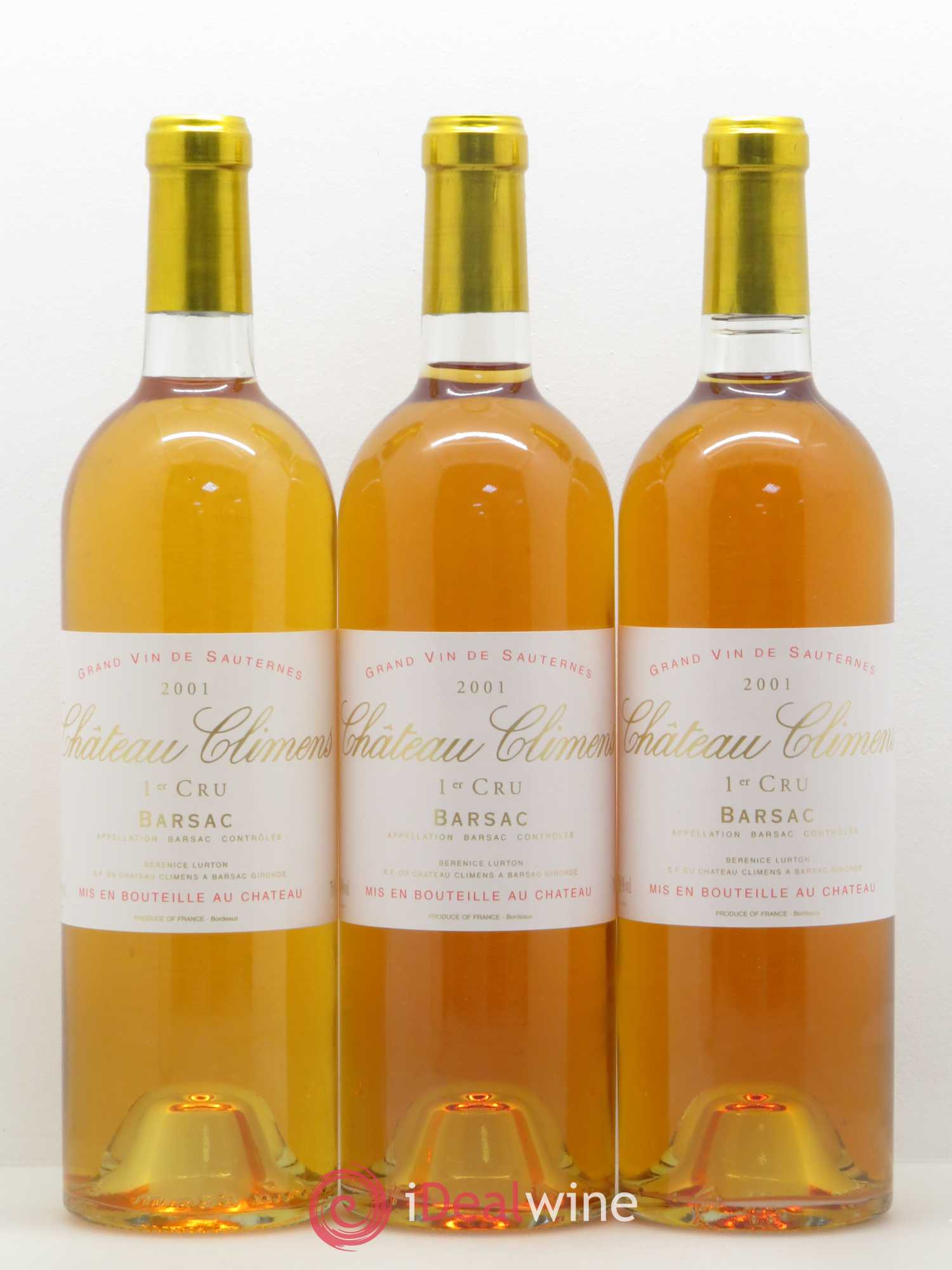 Château Climens 1er Grand Cru Classé 2001 - Lotto di 6 bottiglie - 2